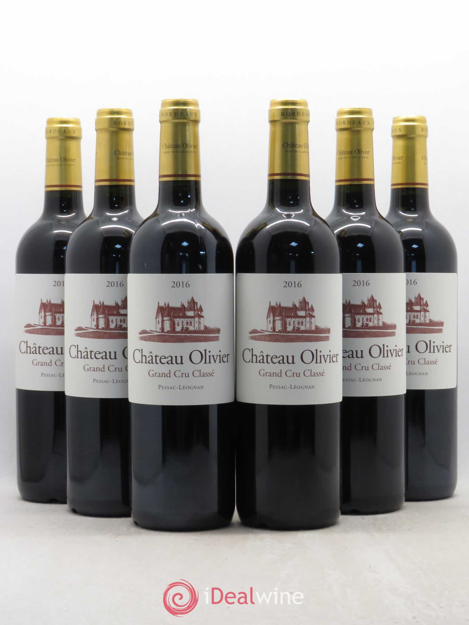 Château Olivier Cru Classé de Graves 2016 - Lot de 6 bouteilles - 0
