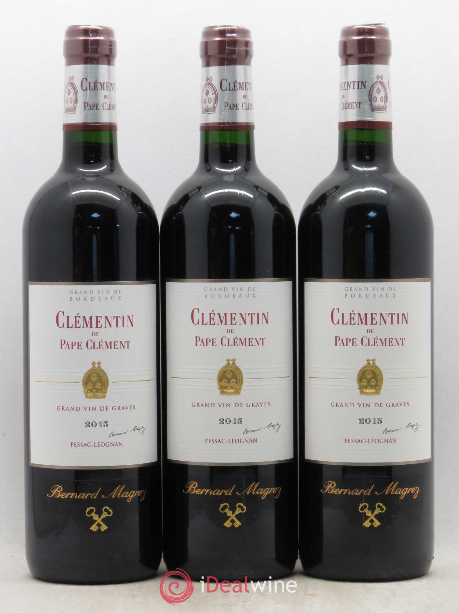 Le Clémentin de Pape Clément Second Vin 2015 - Lot de 6 bouteilles - 1