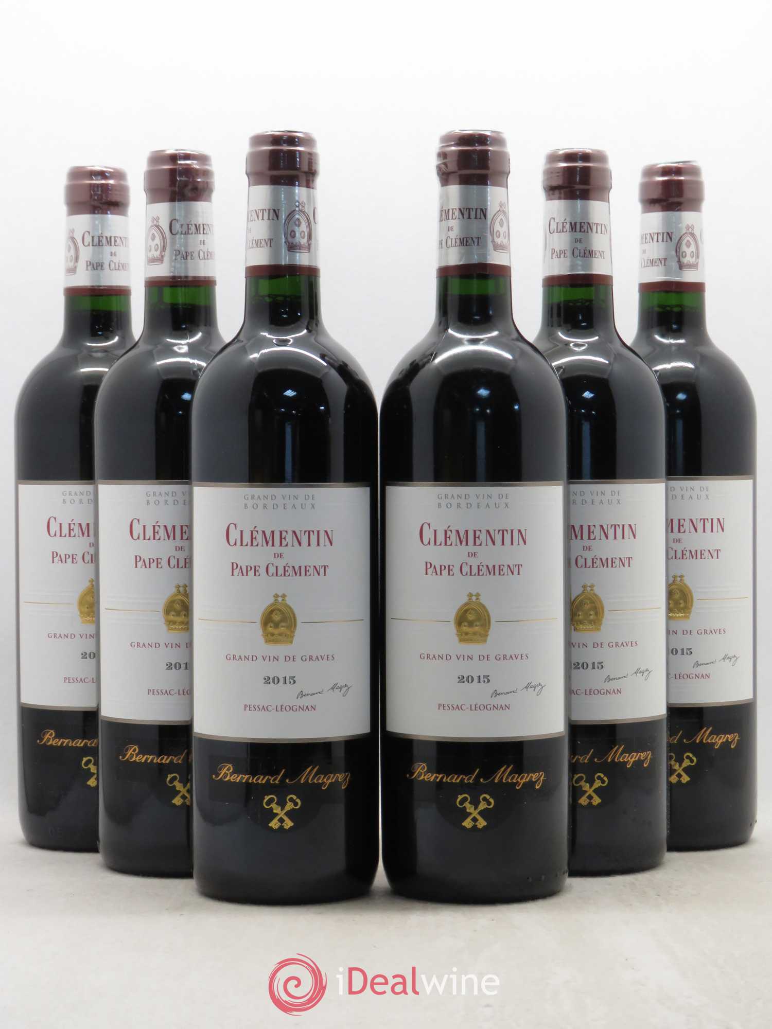 Le Clémentin de Pape Clément Second Vin 2015 - Lot de 6 bouteilles - 0