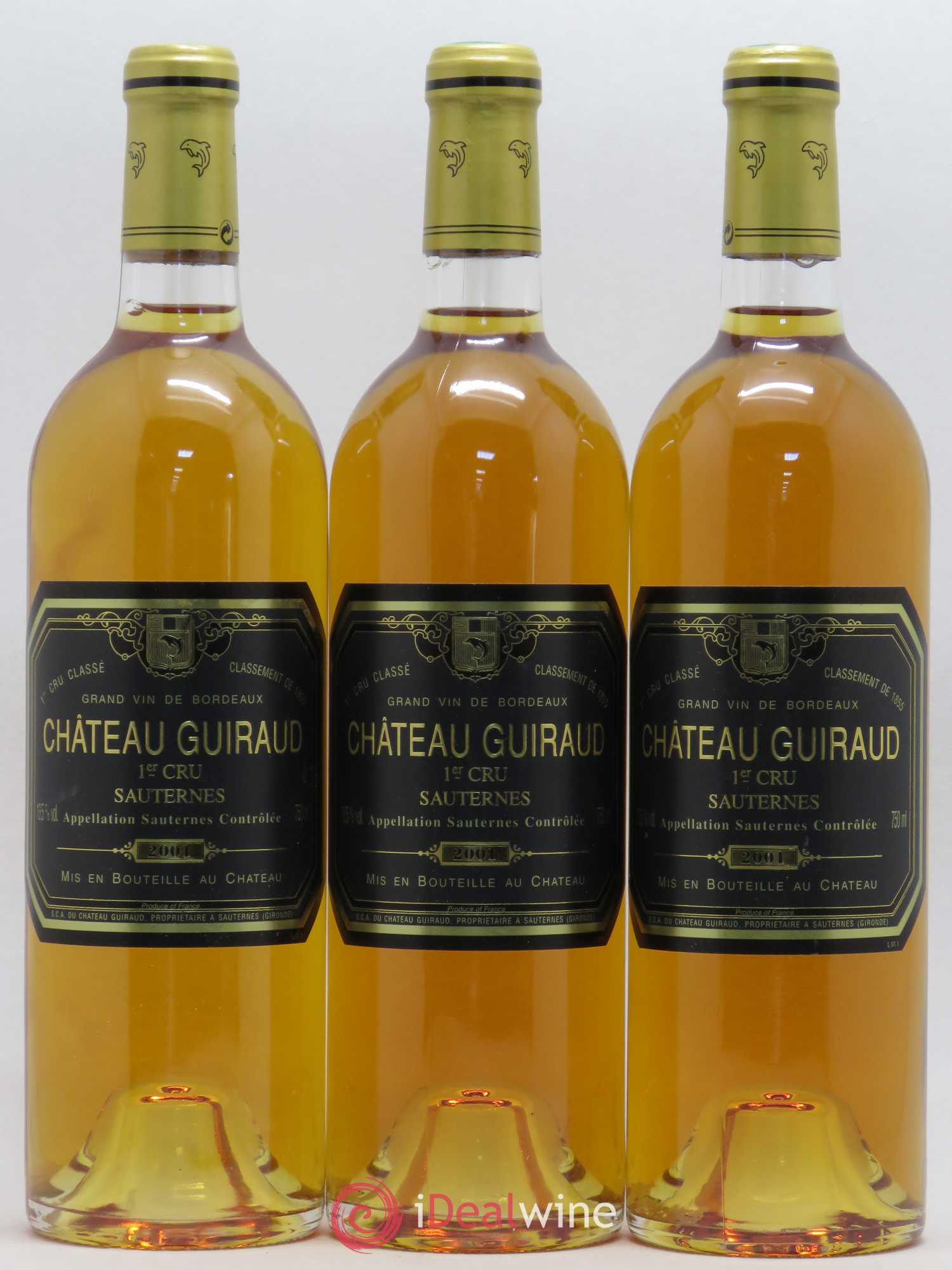 Château Guiraud 1er Grand Cru Classé 2001 - Lotto di 6 bottiglie - 1
