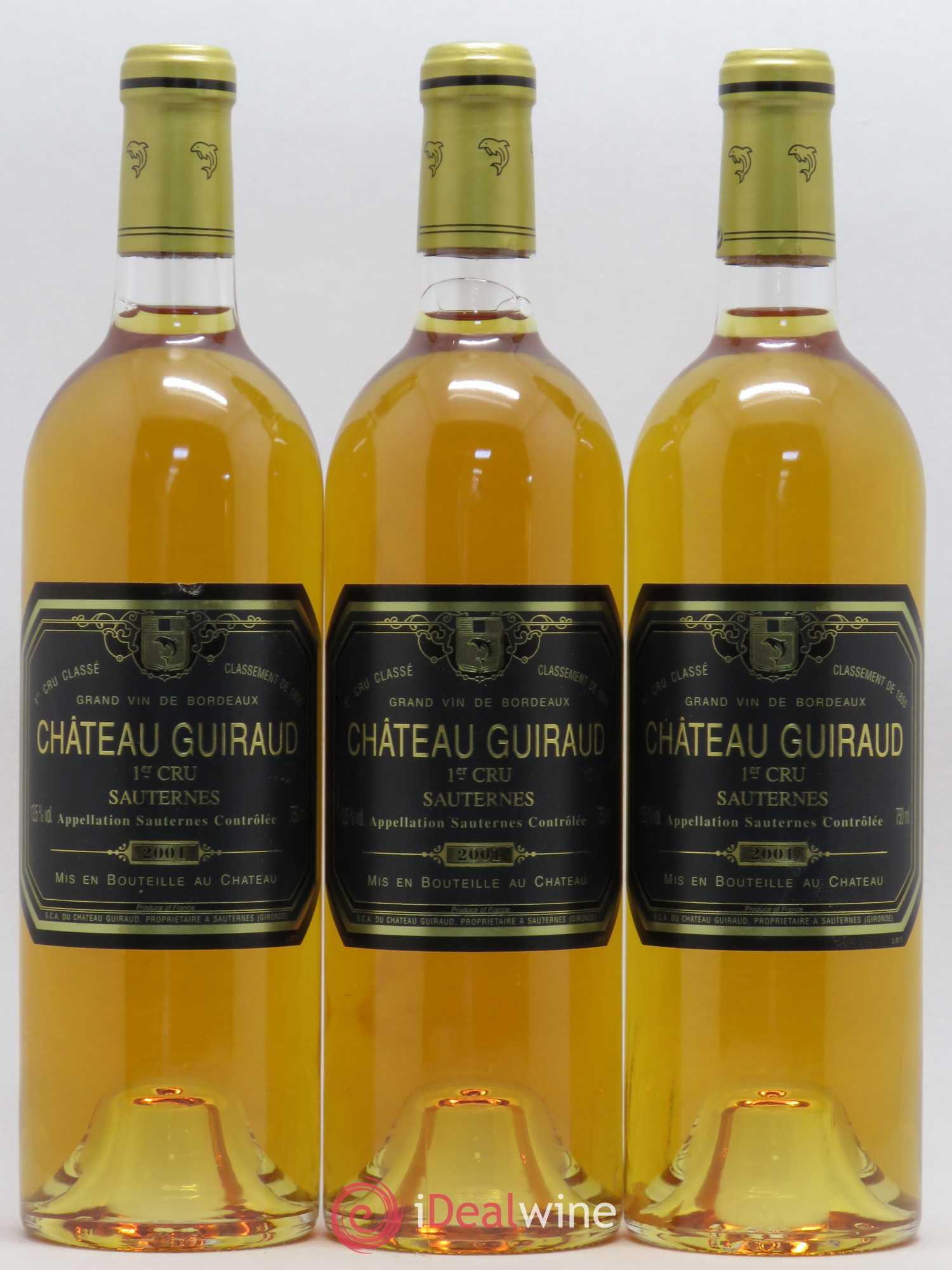 Château Guiraud 1er Grand Cru Classé 2001 - Lotto di 6 bottiglie - 2