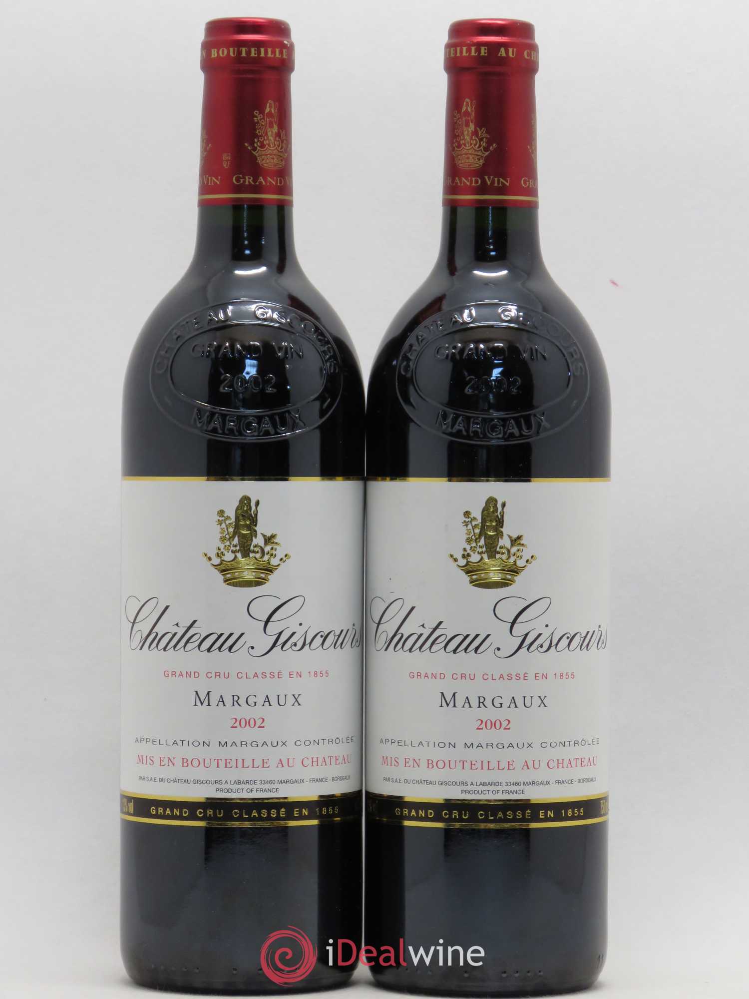 Château Giscours 3ème Grand Cru Classé 2002 - Lot de 2 bouteilles - 0