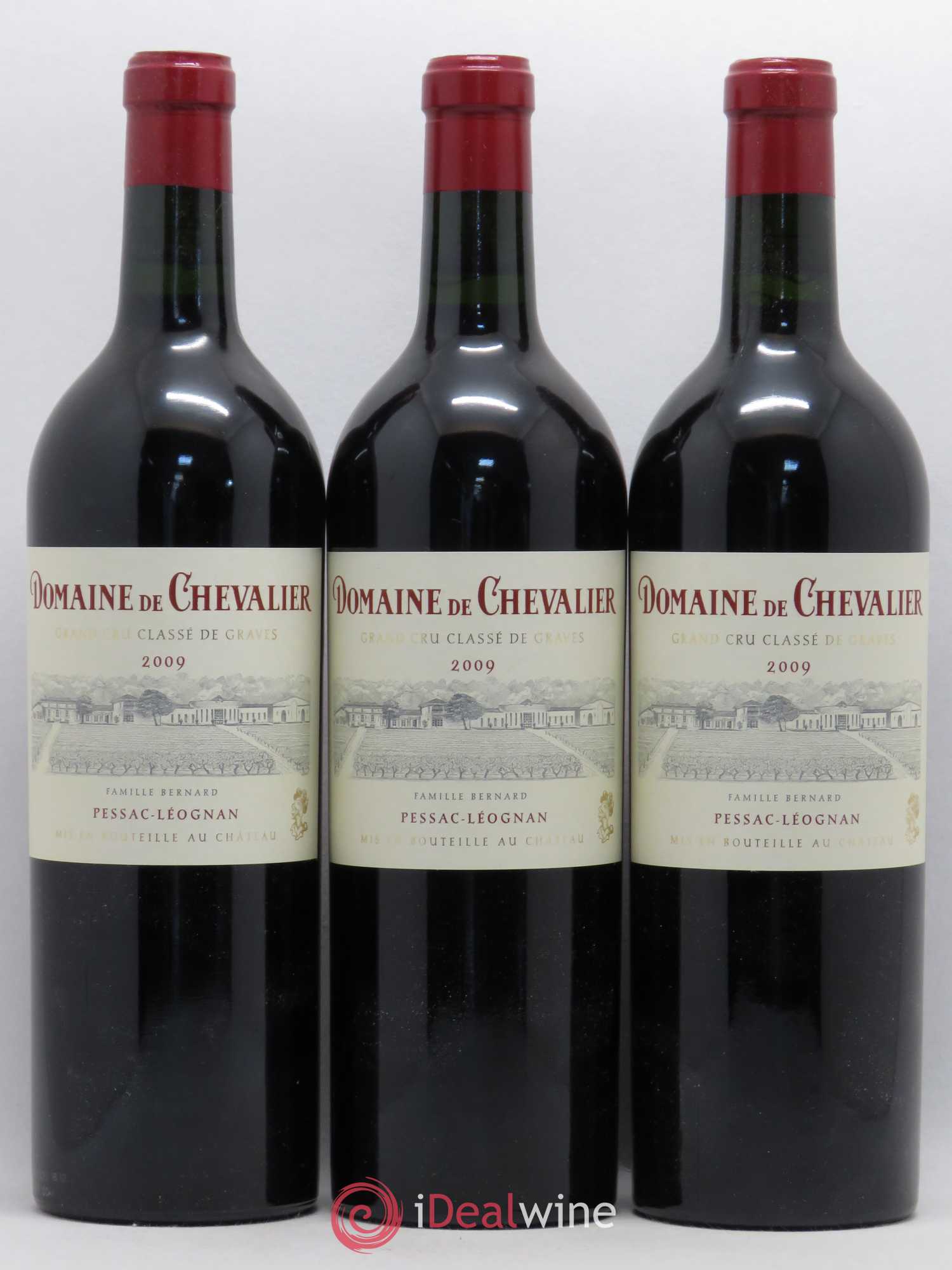 Domaine de Chevalier Cru Classé de Graves 2009 - Lot de 3 bouteilles - 0