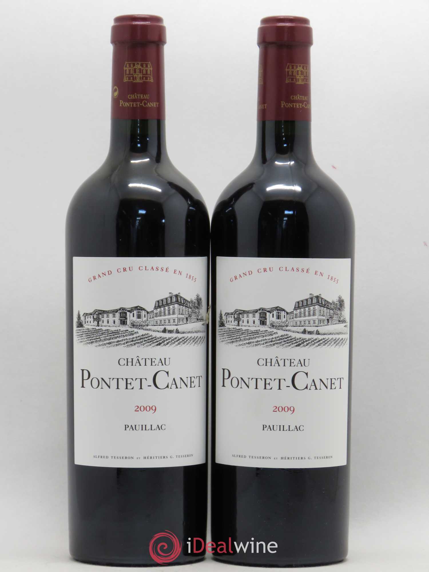 Château Pontet Canet 5ème Grand Cru Classé 2009 - Lot de 2 bouteilles - 0