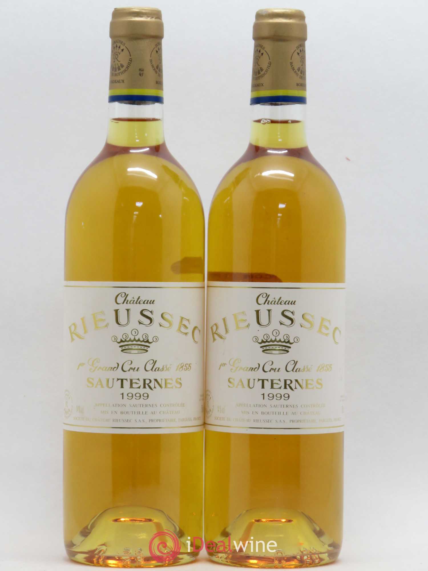 Château Rieussec 1er Grand Cru Classé 1999 - Lotto di 2 bottiglie - 0