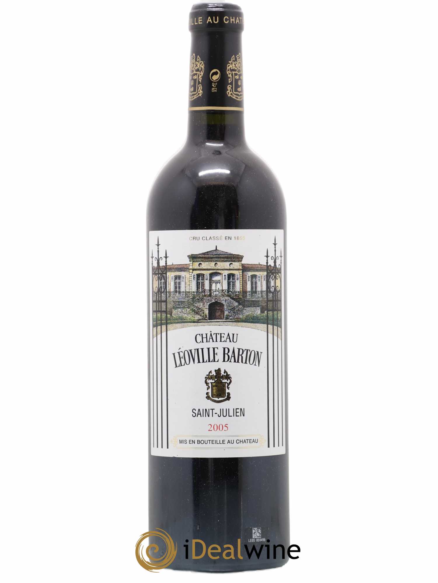 Château Léoville Barton 2ème Grand Cru Classé 2005 - Lot de 1 bouteille - 0