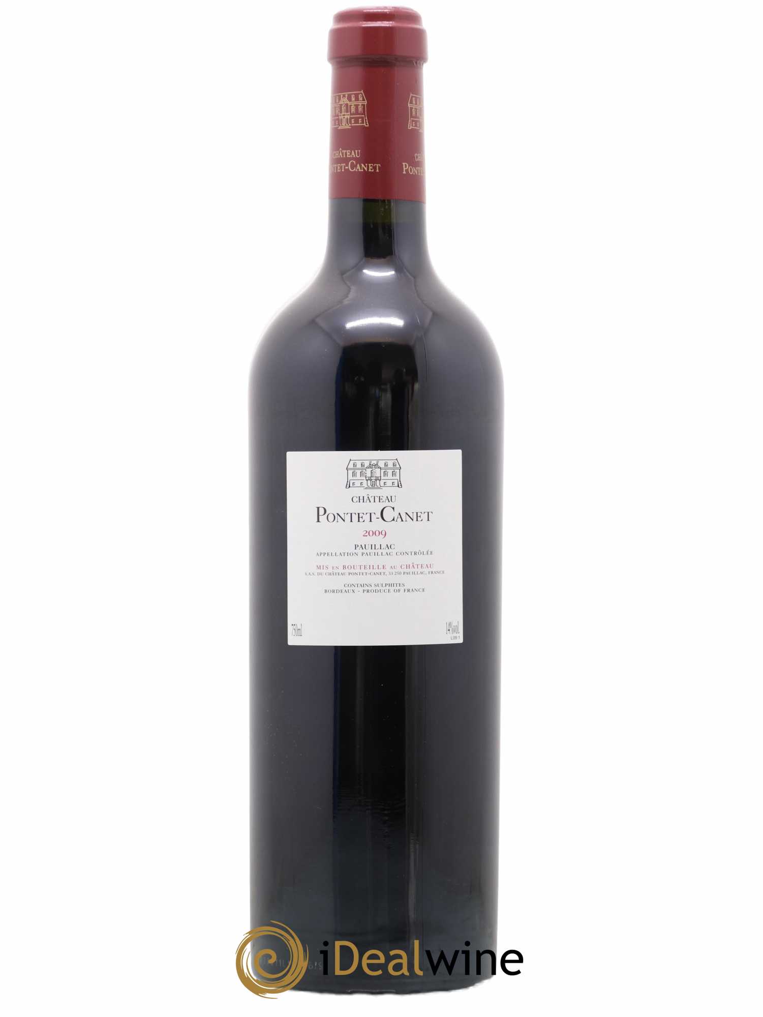 Château Pontet Canet 5ème Grand Cru Classé 2009 - Lot de 1 bouteille - 1