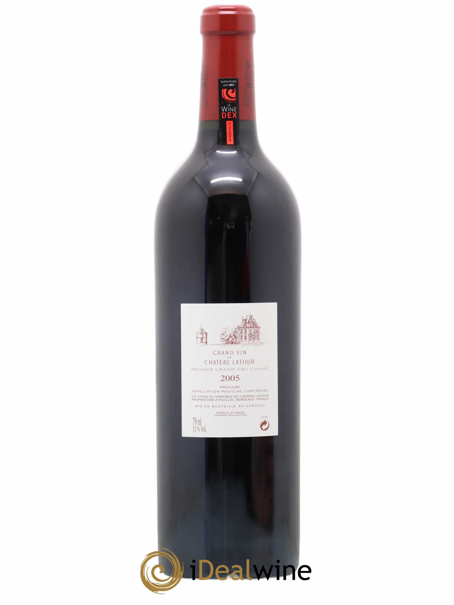 Château Latour 1er Grand Cru Classé 2005 - Lot de 1 bouteille - 1