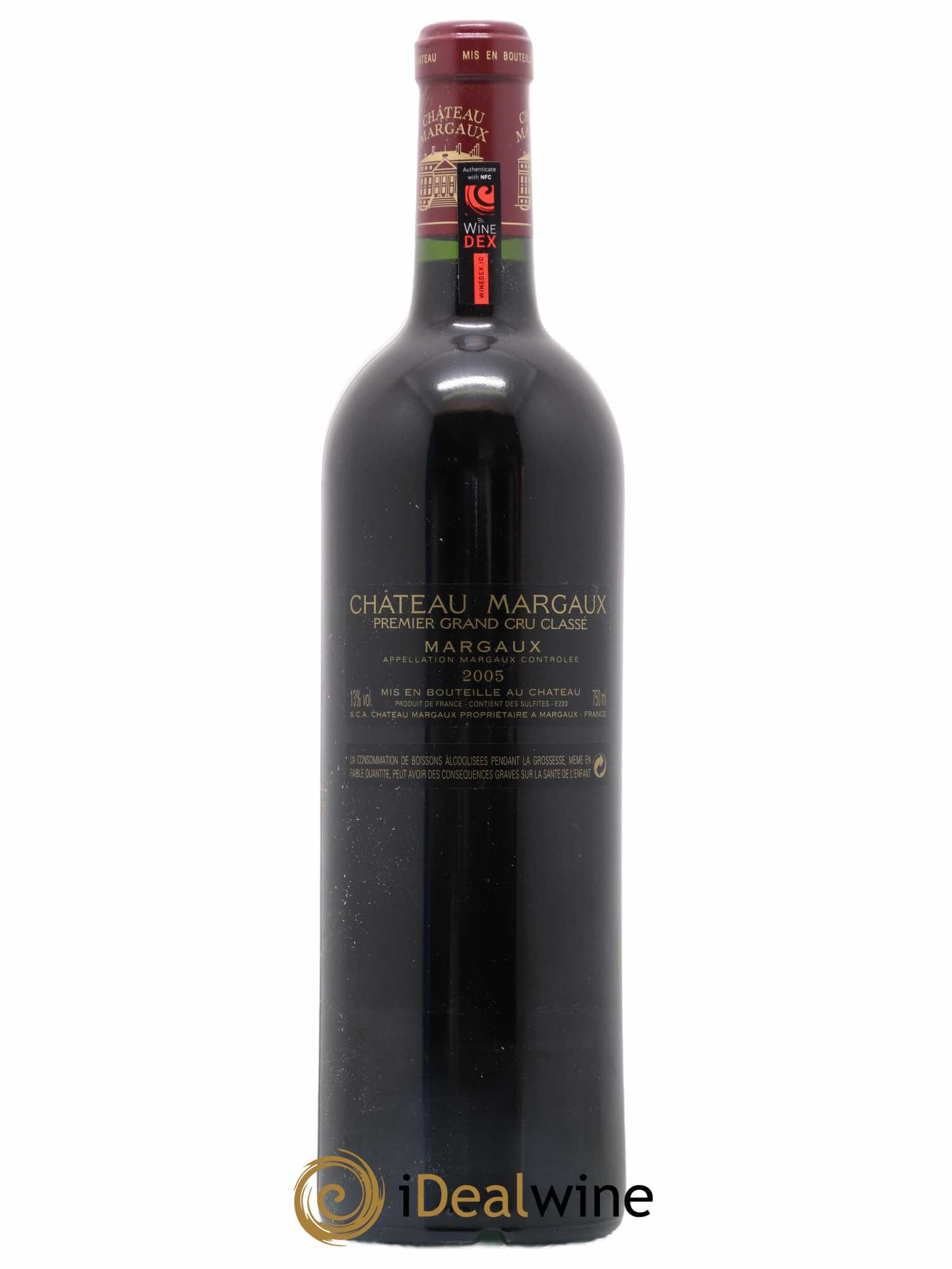 Château Margaux 1er Grand Cru Classé 2005 - Lot de 1 bouteille - 1