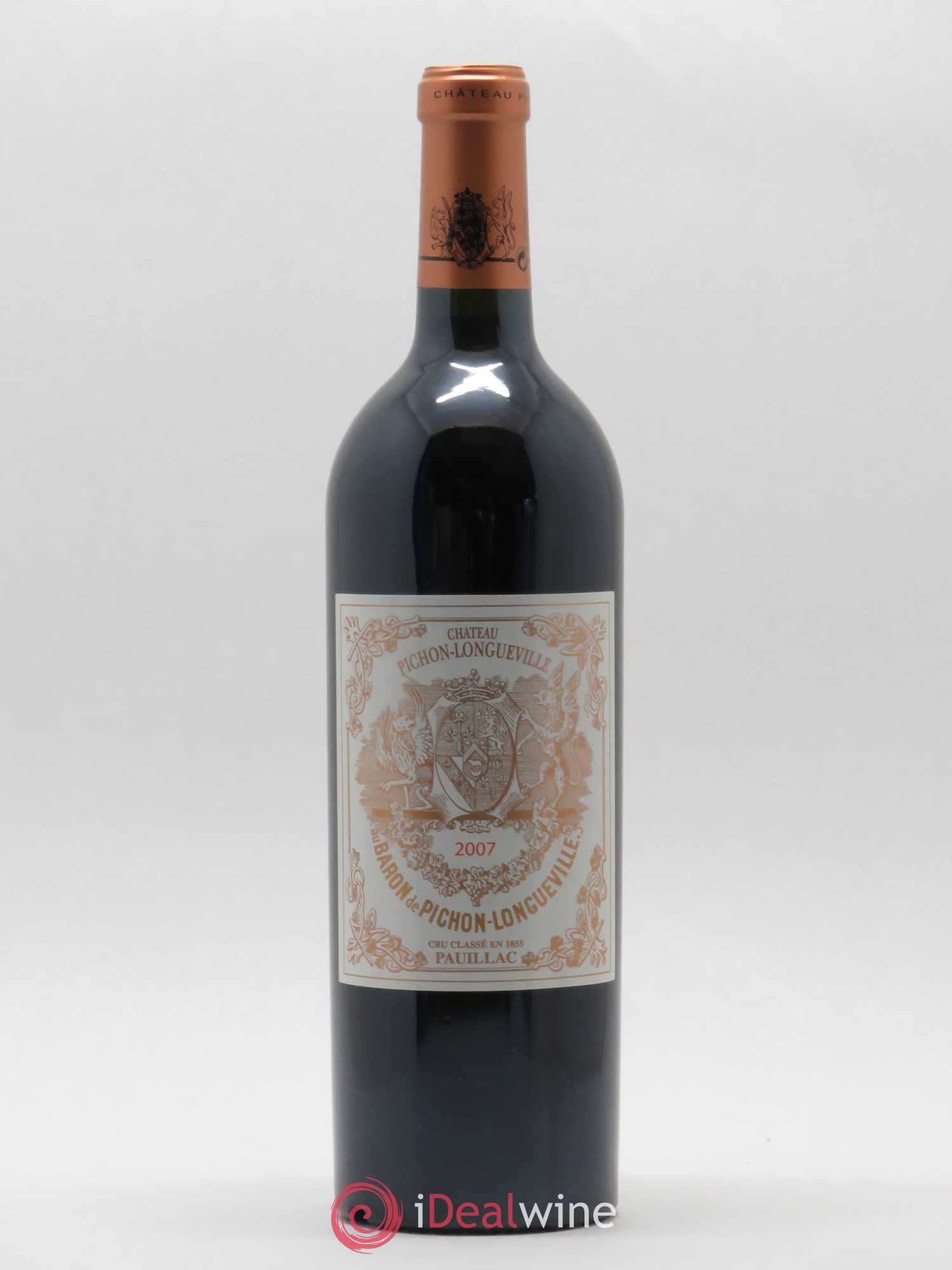 Pichon Longueville Baron 2ème Grand Cru Classé 2007 - Lot de 1 bouteille - 0