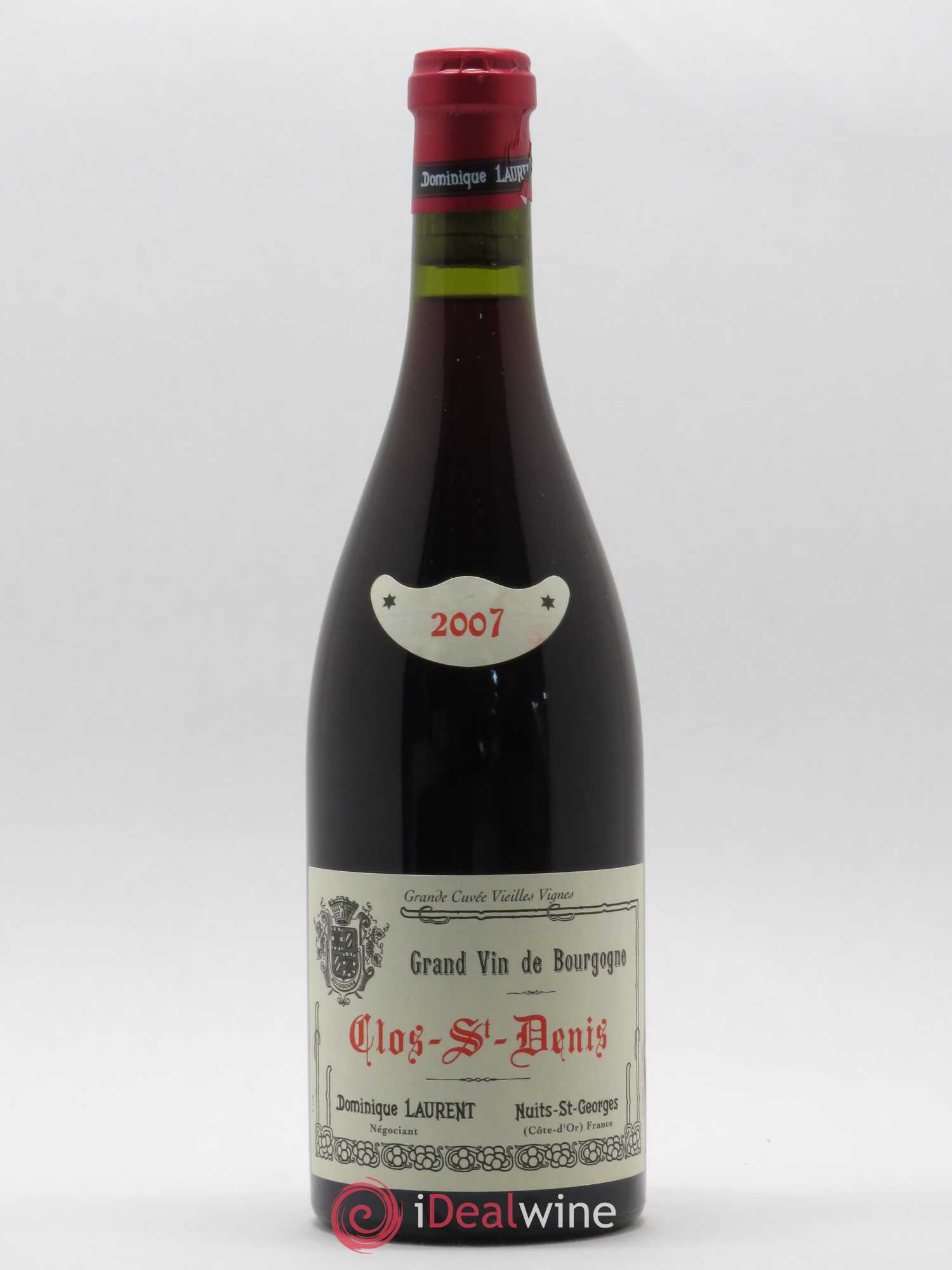Clos Saint-Denis Grand Cru Dominique Laurent Vieilles vignes 2007 - Lot de 1 bouteille - 0