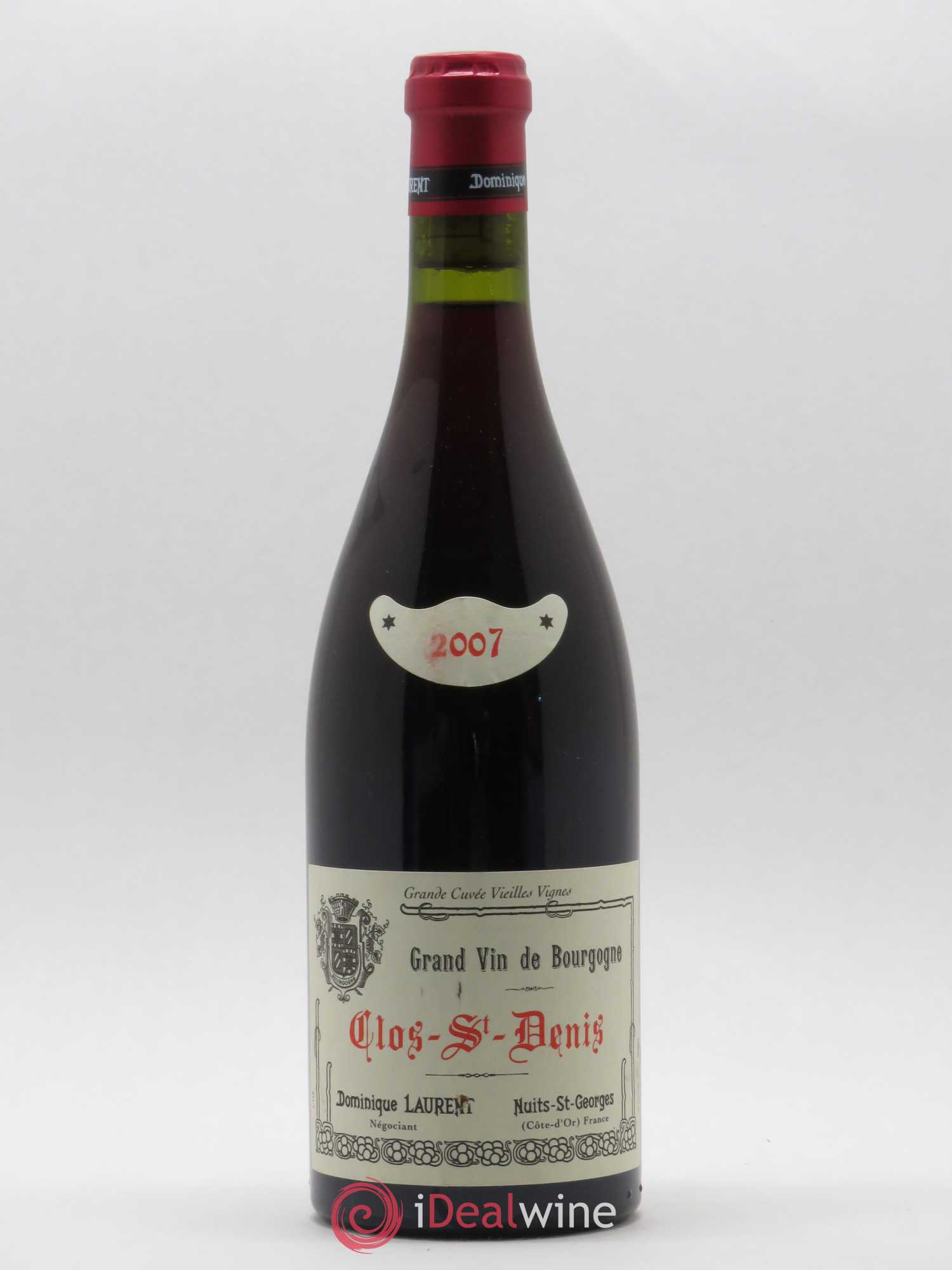 Clos Saint-Denis Grand Cru Dominique Laurent 2007 - Lot de 1 bouteille - 0