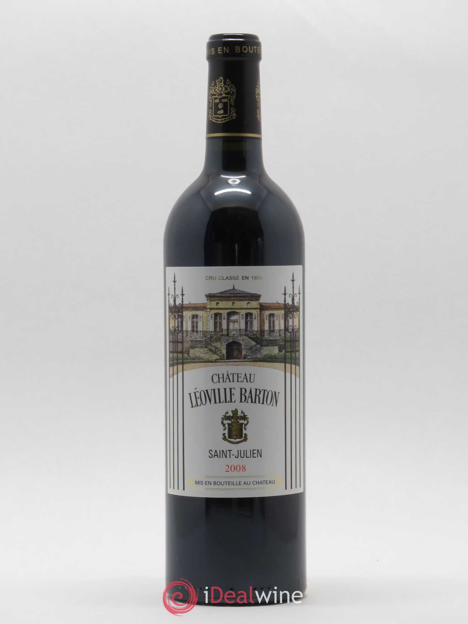 Château Léoville Barton 2ème Grand Cru Classé 2008 - Lot de 1 bouteille - 0
