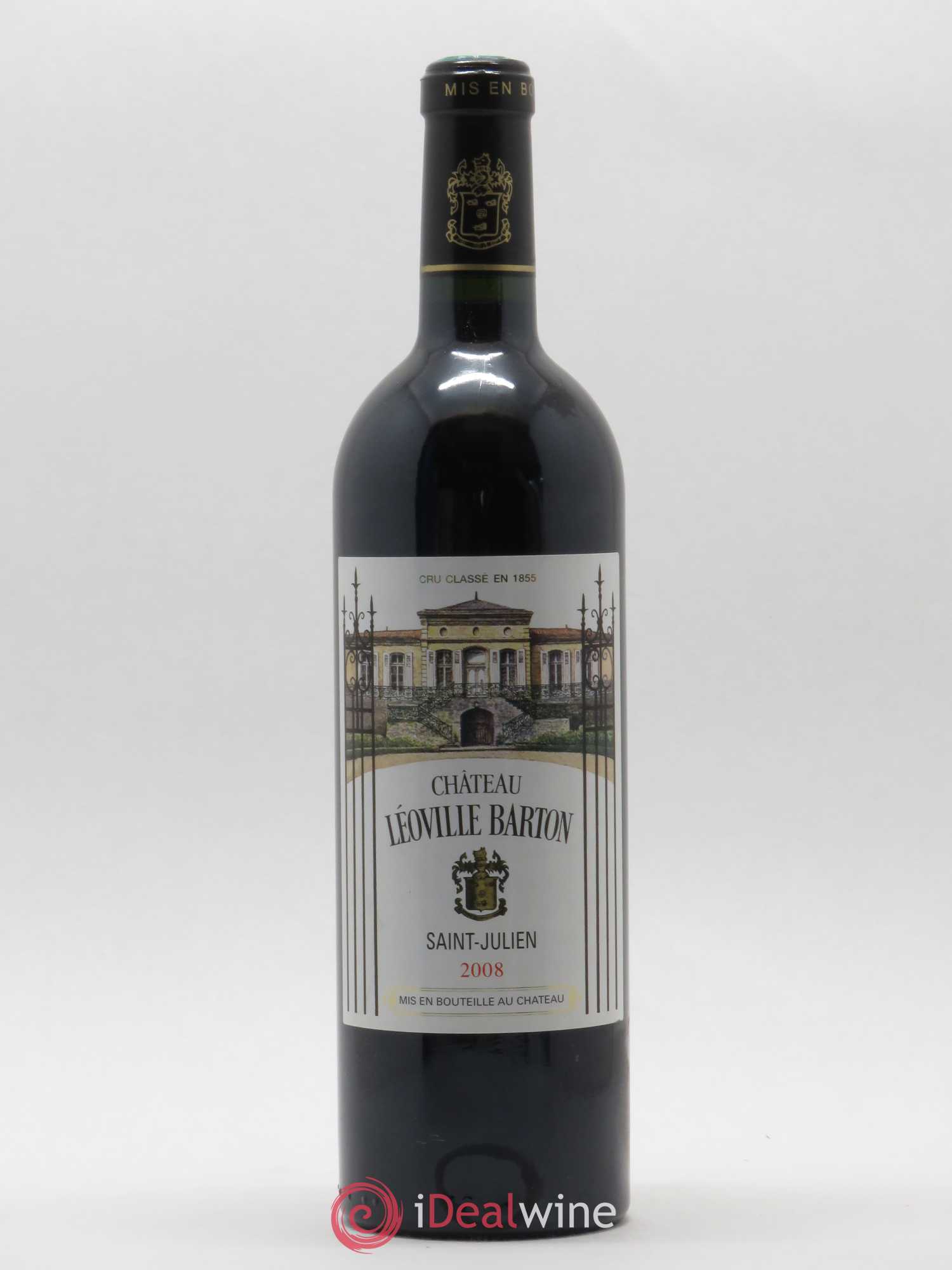 Château Léoville Barton 2ème Grand Cru Classé 2008 - Lot de 1 bouteille - 0