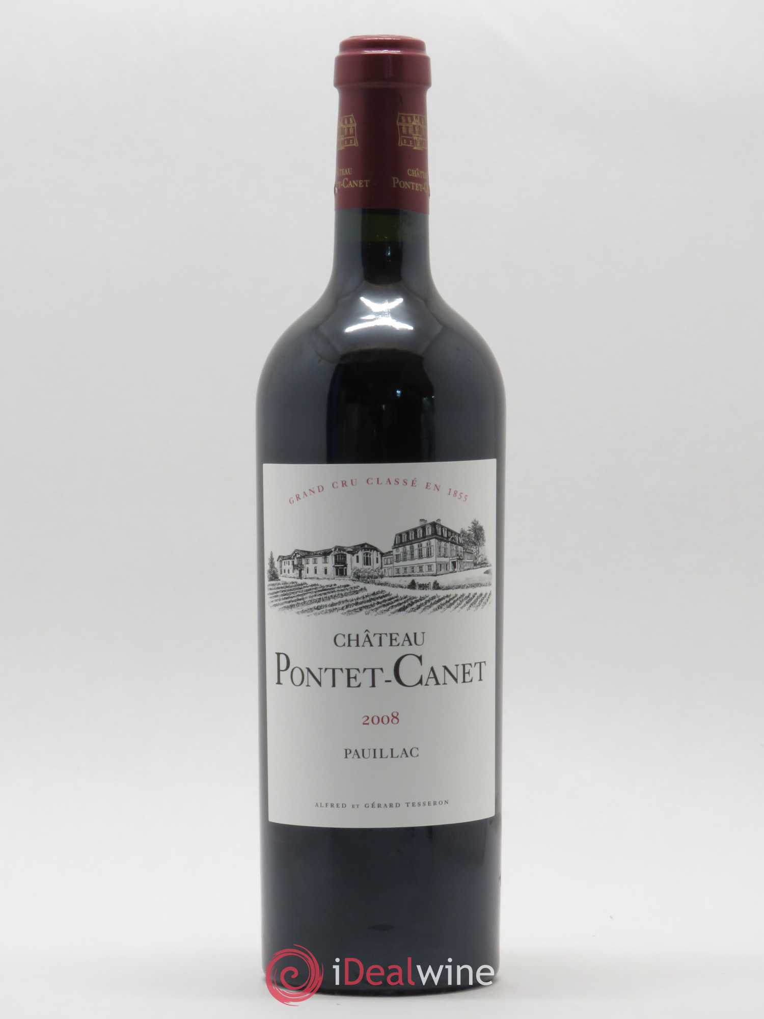 Château Pontet Canet 5ème Grand Cru Classé 2008 - Lot de 1 bouteille - 0