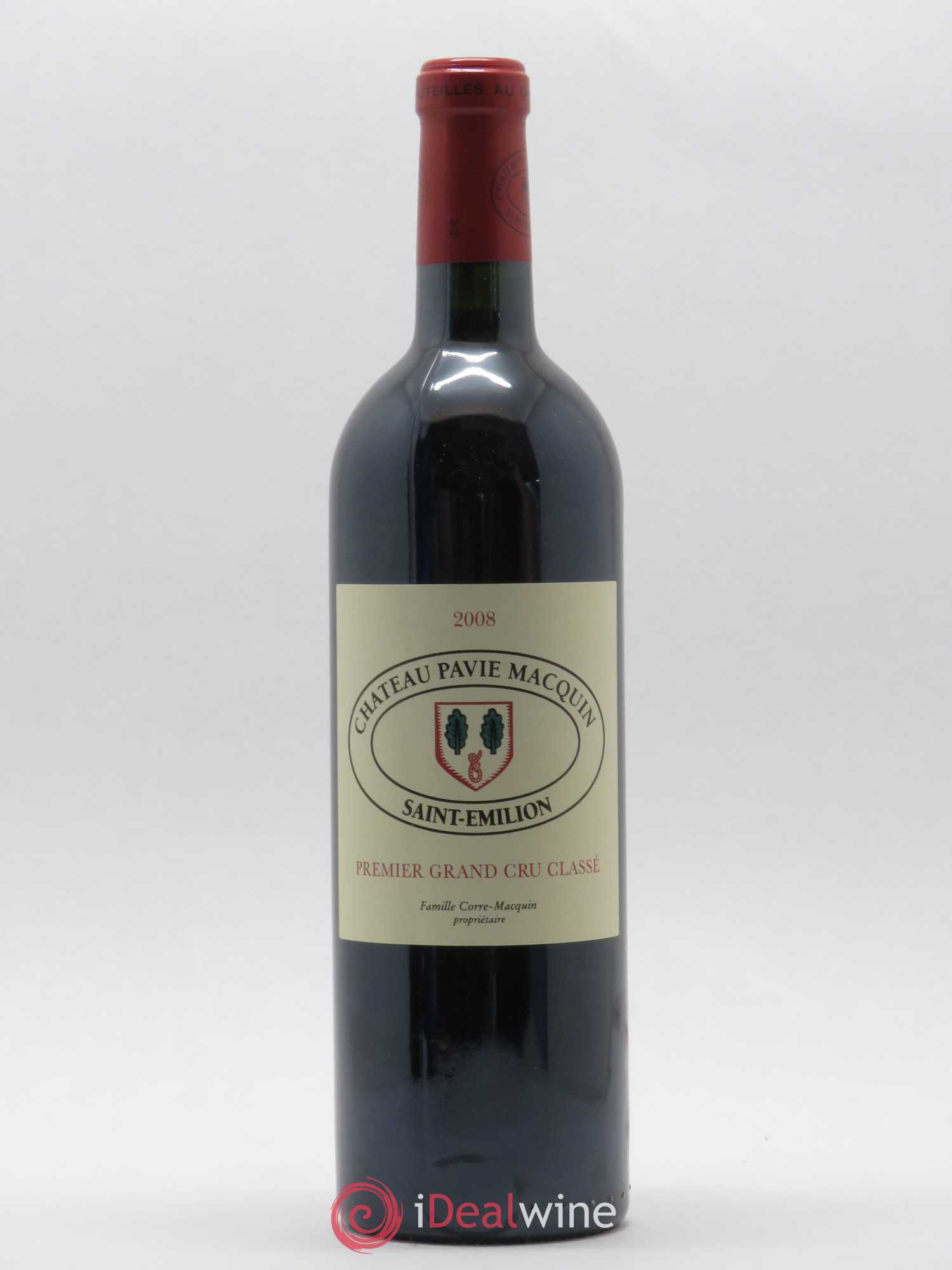 Château Pavie Macquin 1er Grand Cru Classé B 2008 - Lot de 1 bouteille - 0