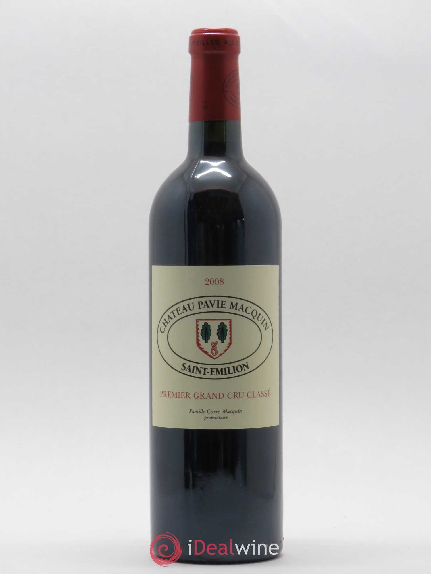 Château Pavie Macquin 1er Grand Cru Classé B 2008 - Lot de 1 bouteille - 0