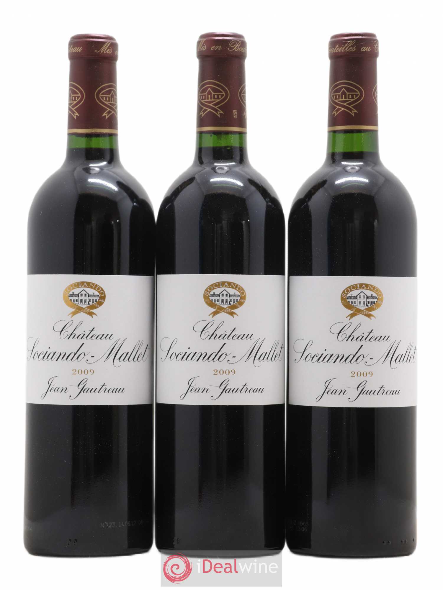 Château Sociando Mallet 2009 - Lot de 6 bouteilles - 1