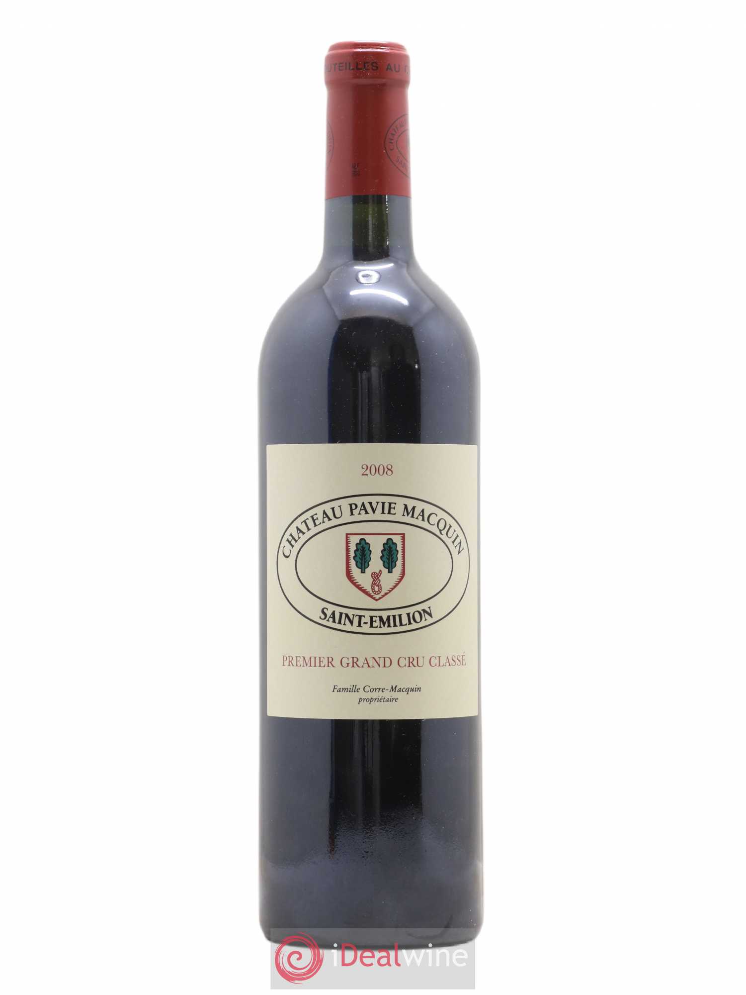 Château Pavie Macquin 1er Grand Cru Classé B 2008 - Lot de 1 bouteille - 0