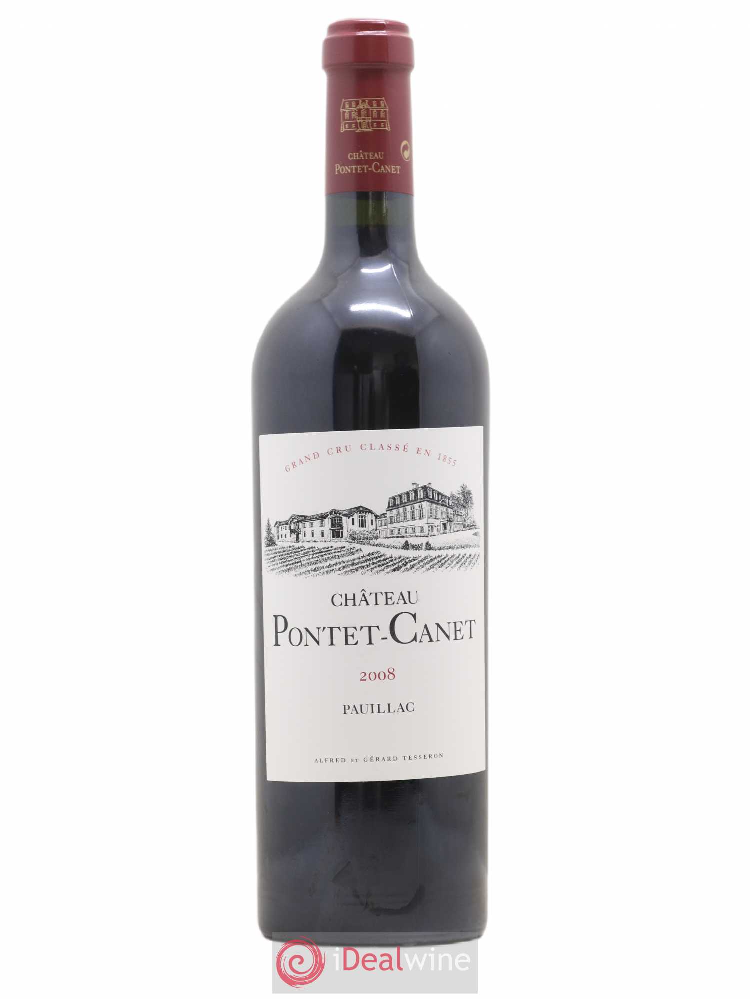 Château Pontet Canet 5ème Grand Cru Classé 2008 - Lot de 1 bouteille - 0