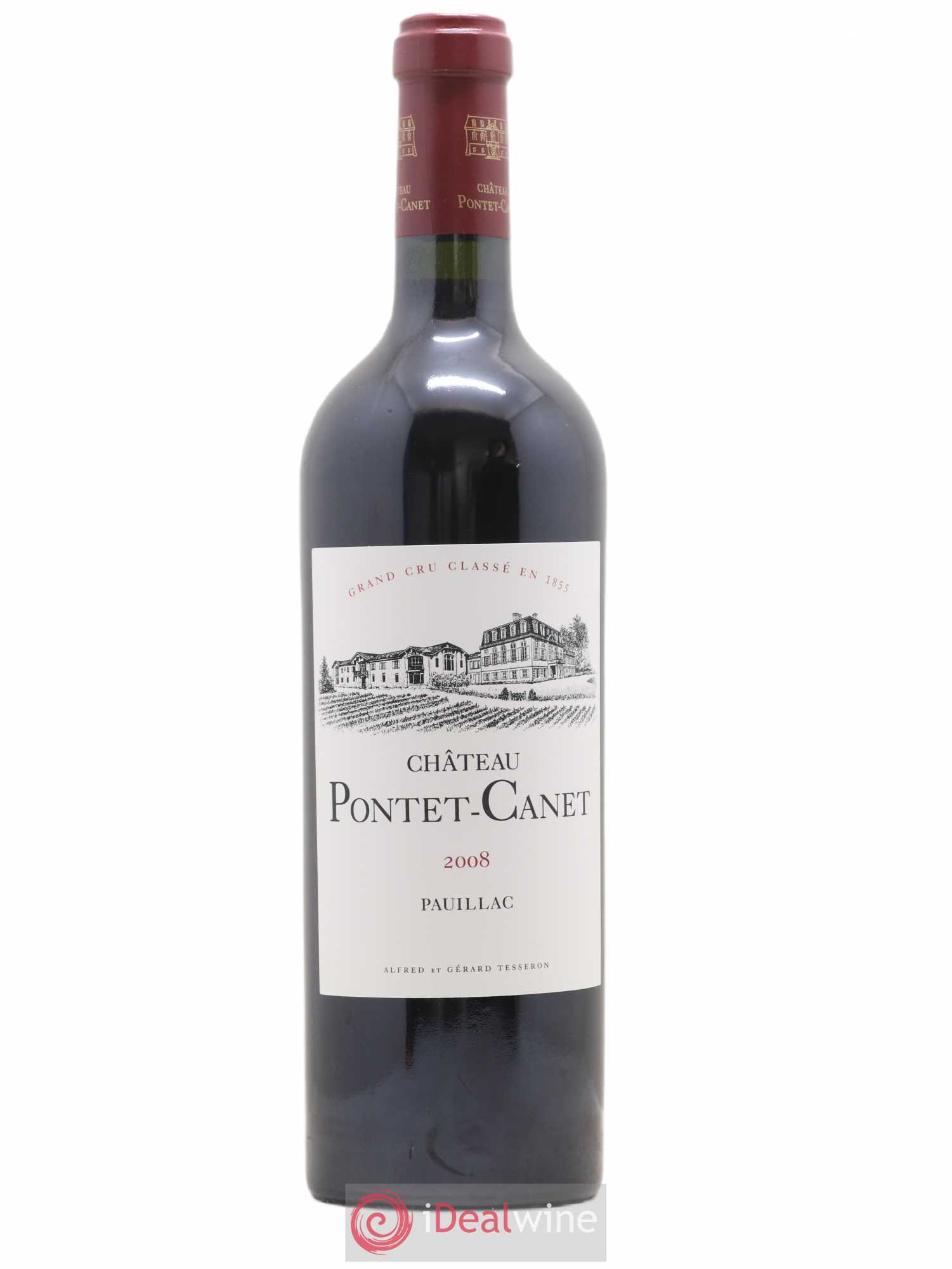 Château Pontet Canet 5ème Grand Cru Classé 2008 - Lot de 1 bouteille - 0