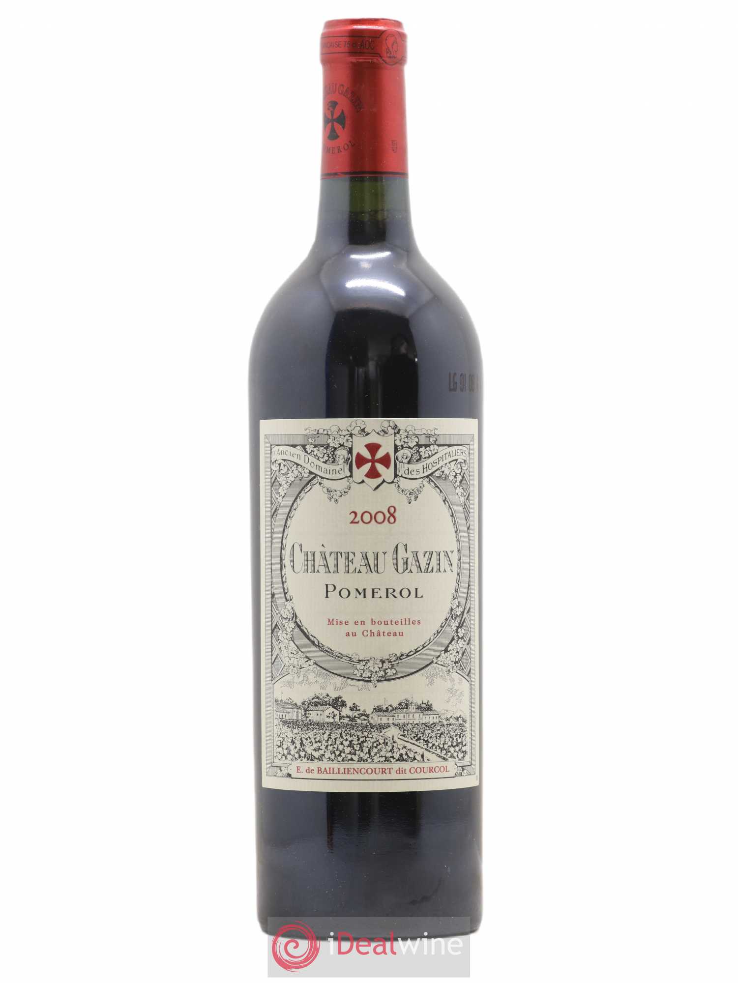 Château Gazin 2008 - Lot de 1 bouteille - 0