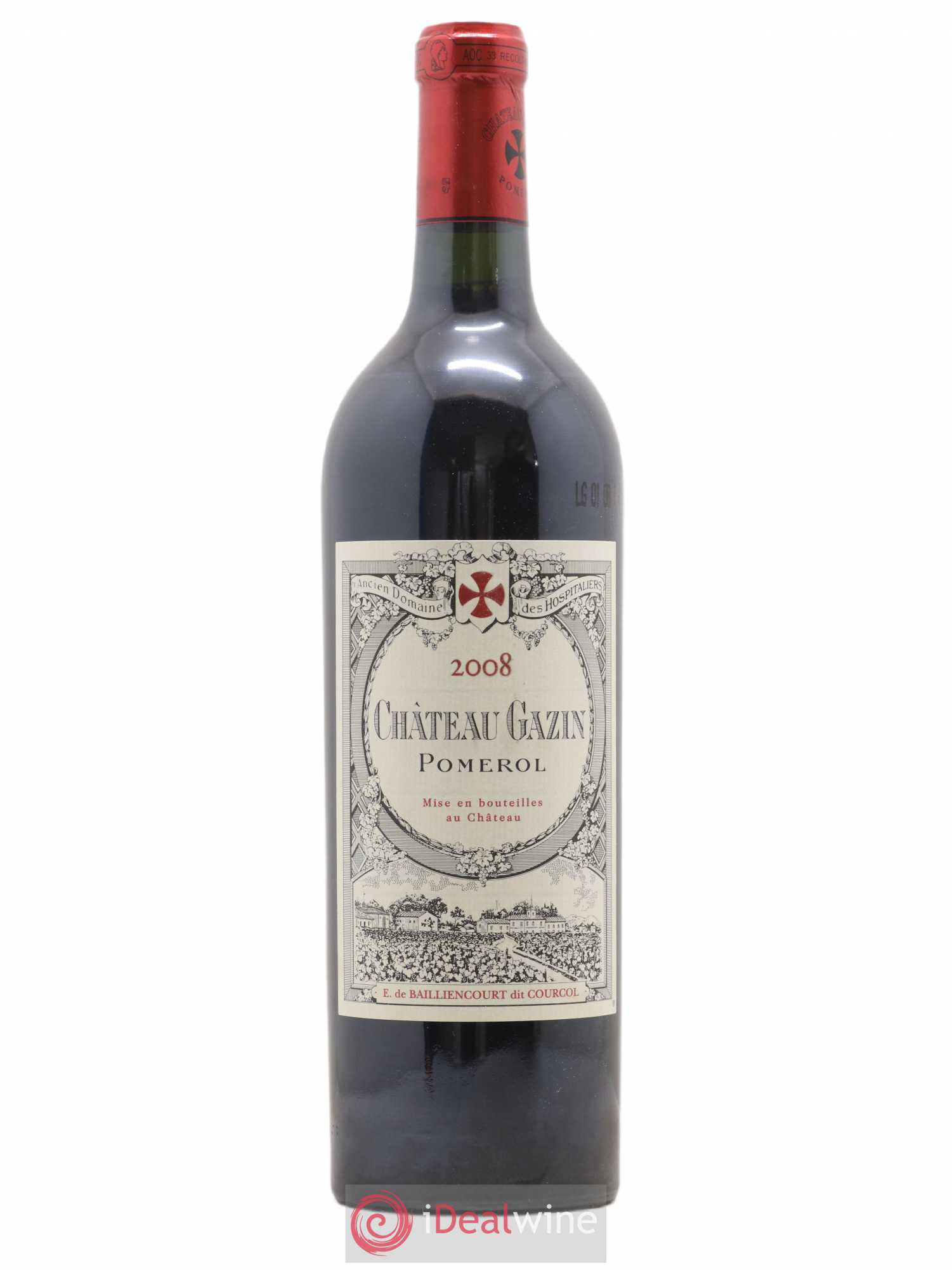 Château Gazin 2008 - Lot de 1 bouteille - 0