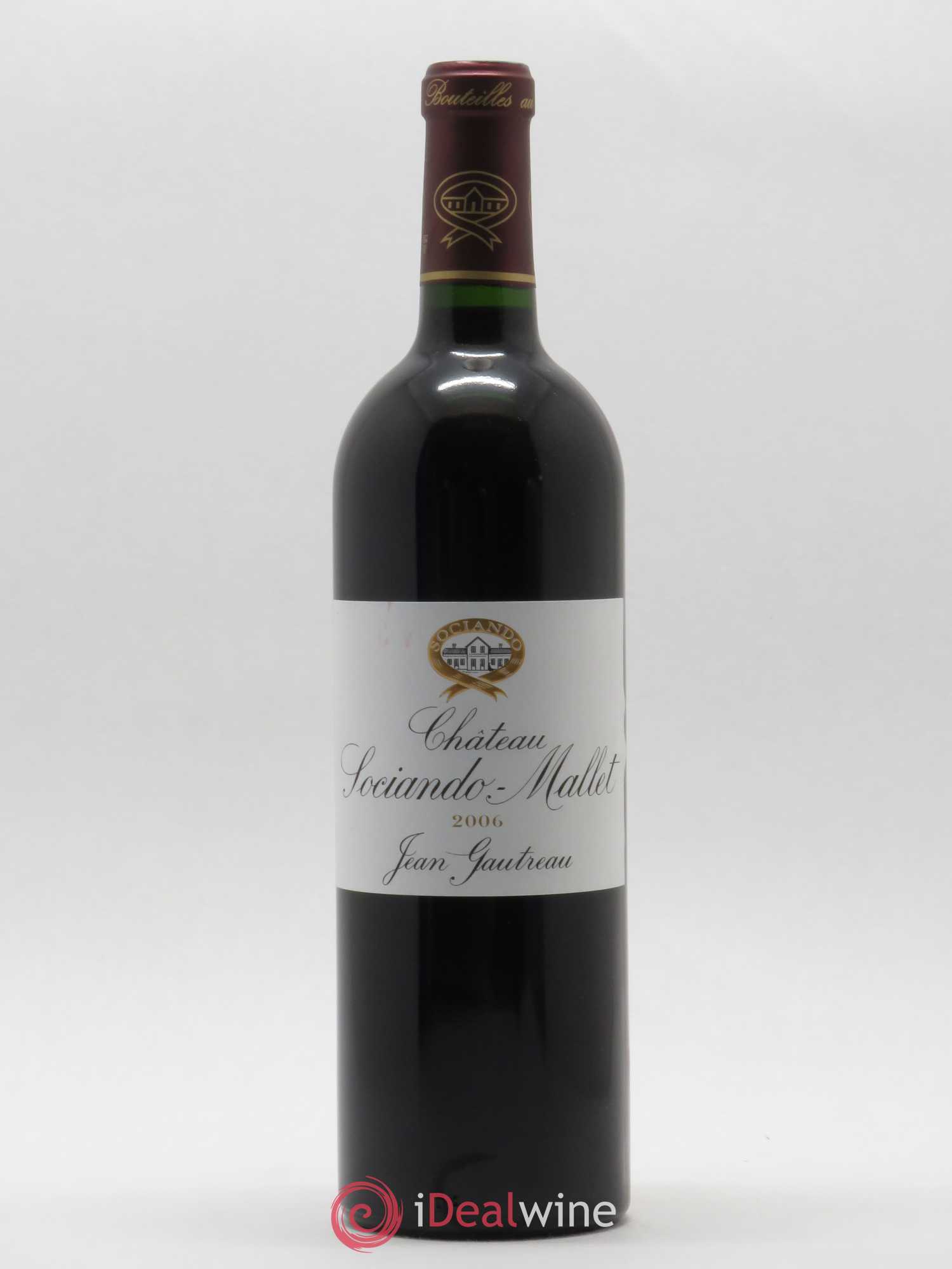 Château Sociando Mallet 2006 - Lot de 1 bouteille - 0