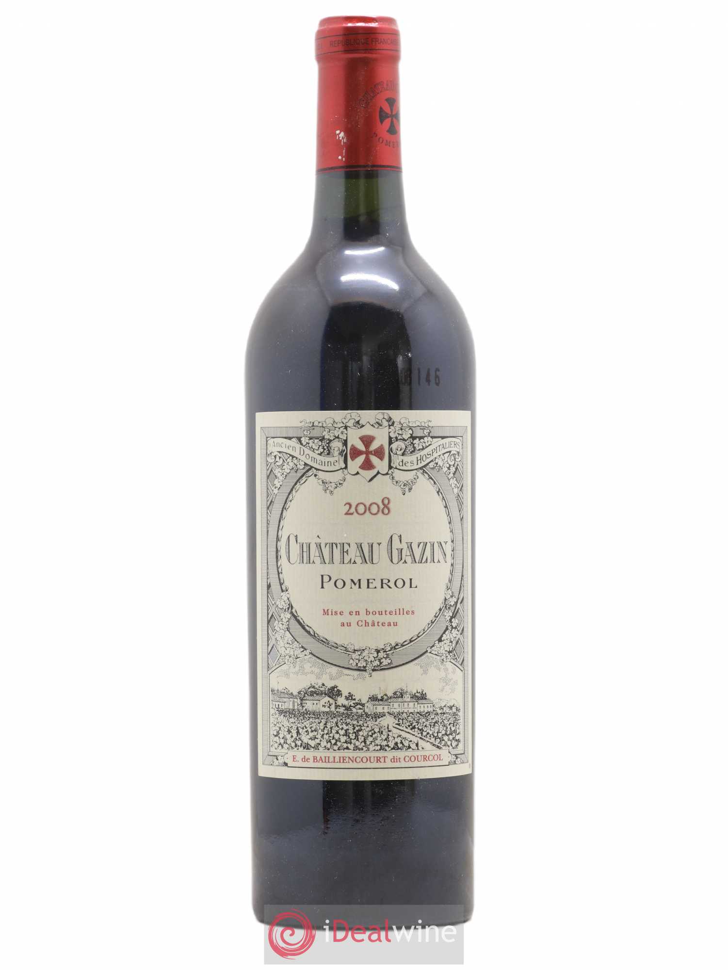 Château Gazin 2008 - Lot de 1 bouteille - 0