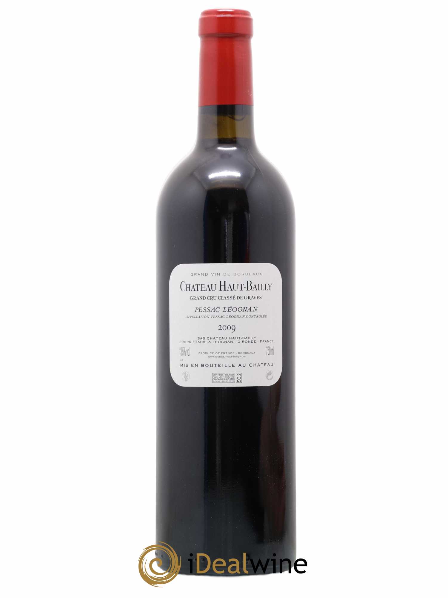 Château Haut-Bailly Cru Classé de Graves 2009 - Lot de 1 bouteille - 1