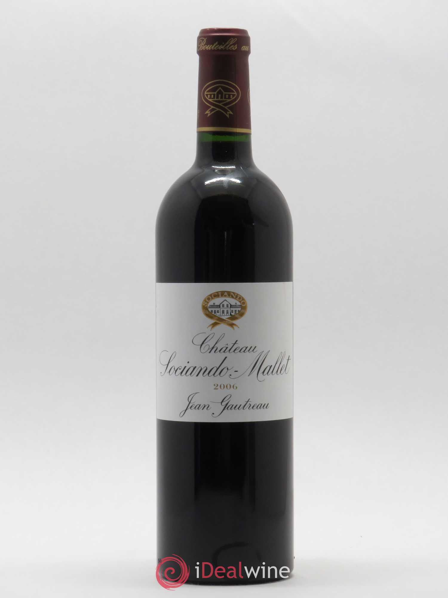 Château Sociando Mallet 2006 - Lot de 1 bouteille - 0