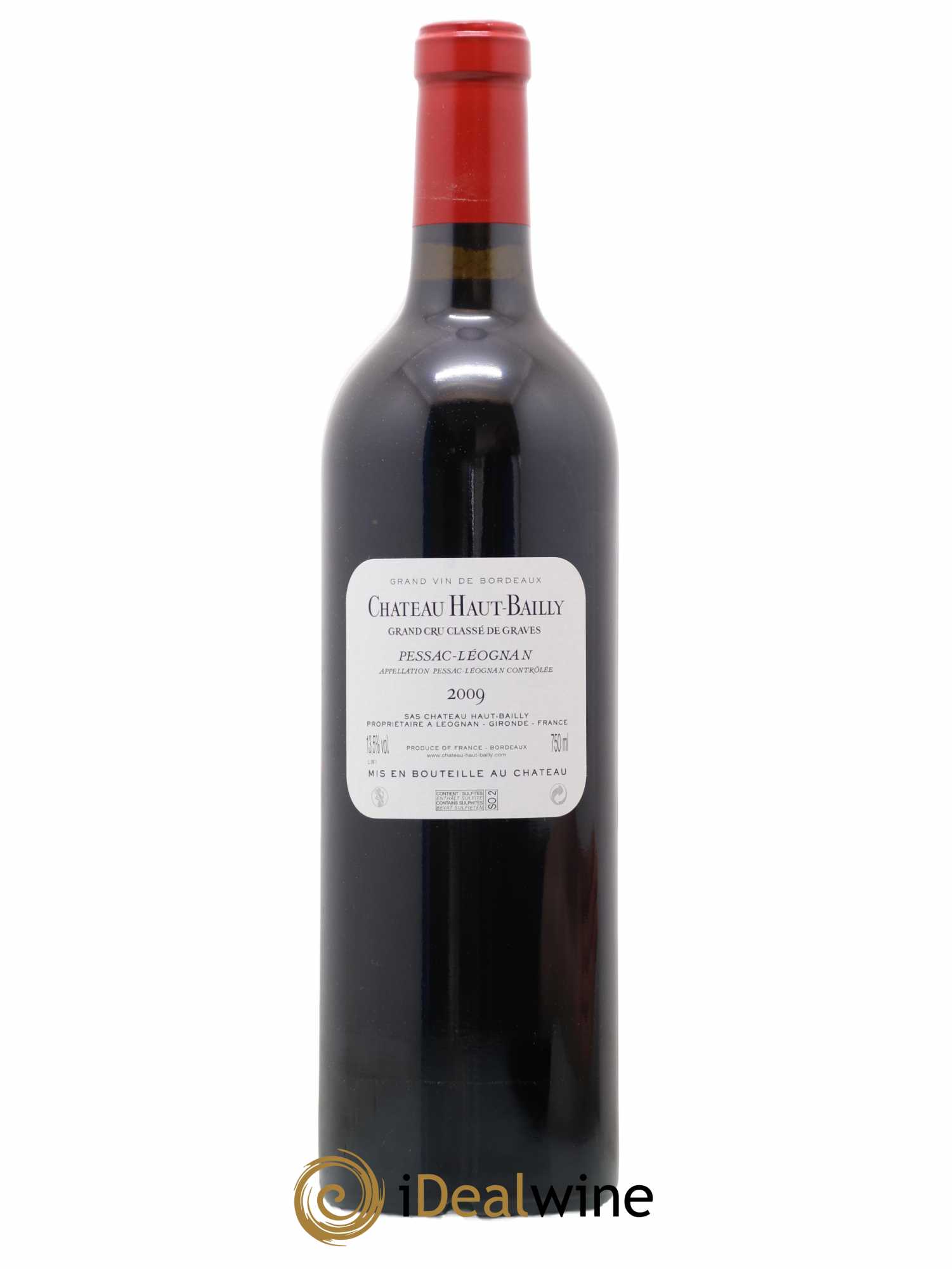 Château Haut-Bailly Cru Classé de Graves 2009 - Lot de 1 bouteille - 1