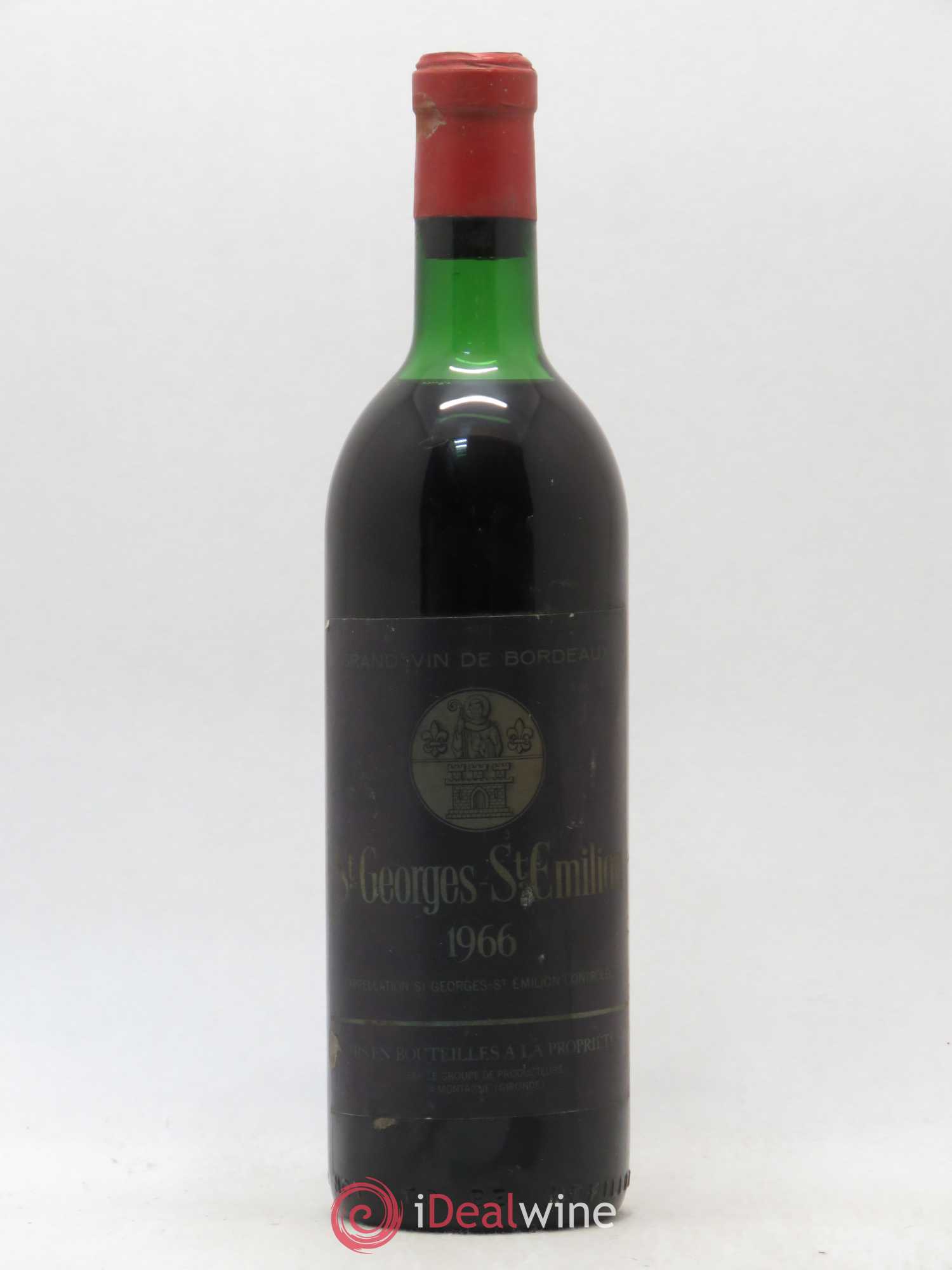 Saint-Georges-Saint-Émilion Groupe de Producteurs 1966 - Posten von 1 Flasche - 0