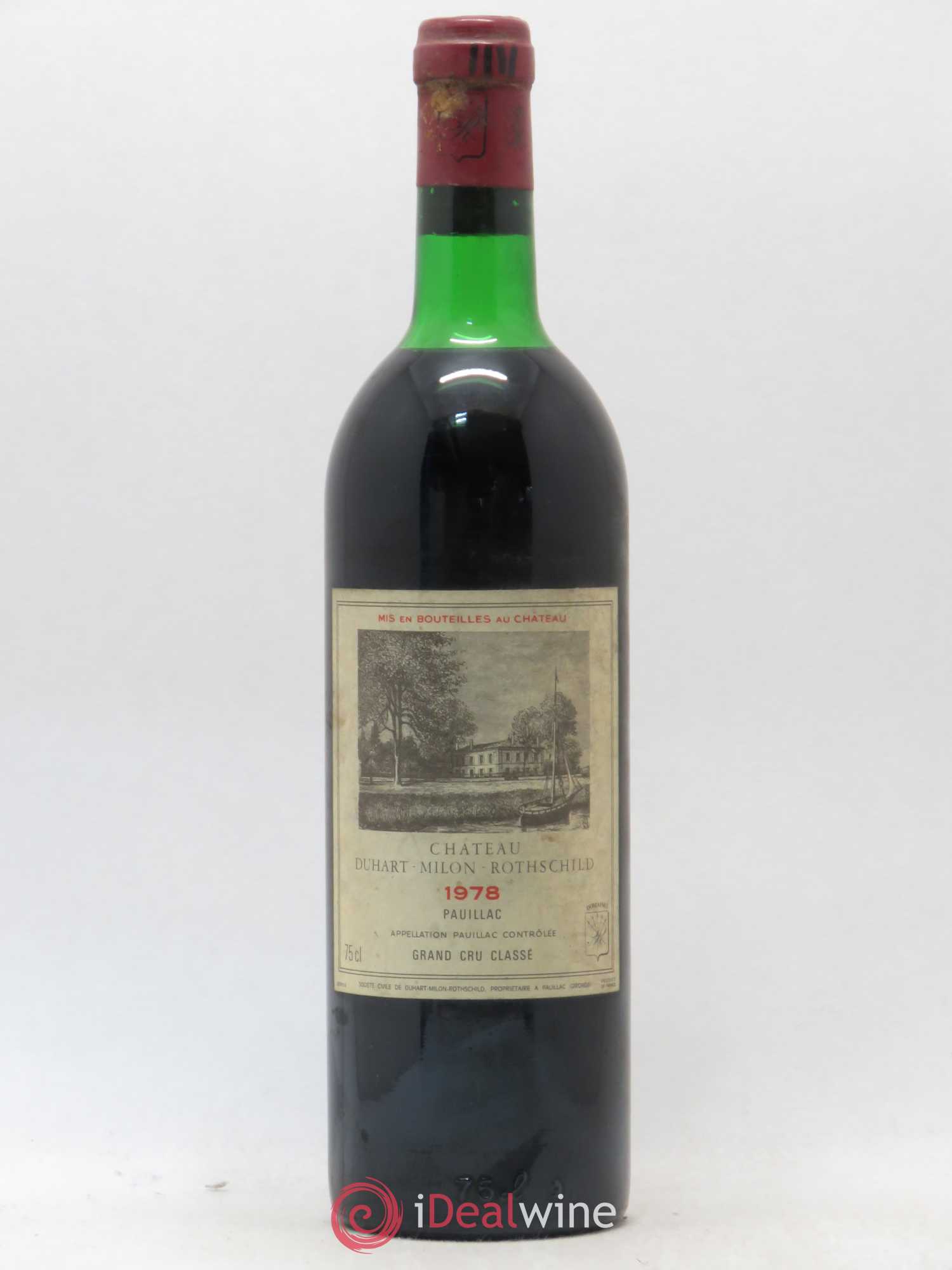 Château Duhart-Milon 4ème Grand Cru Classé 1978 - Lot de 1 bouteille - 0
