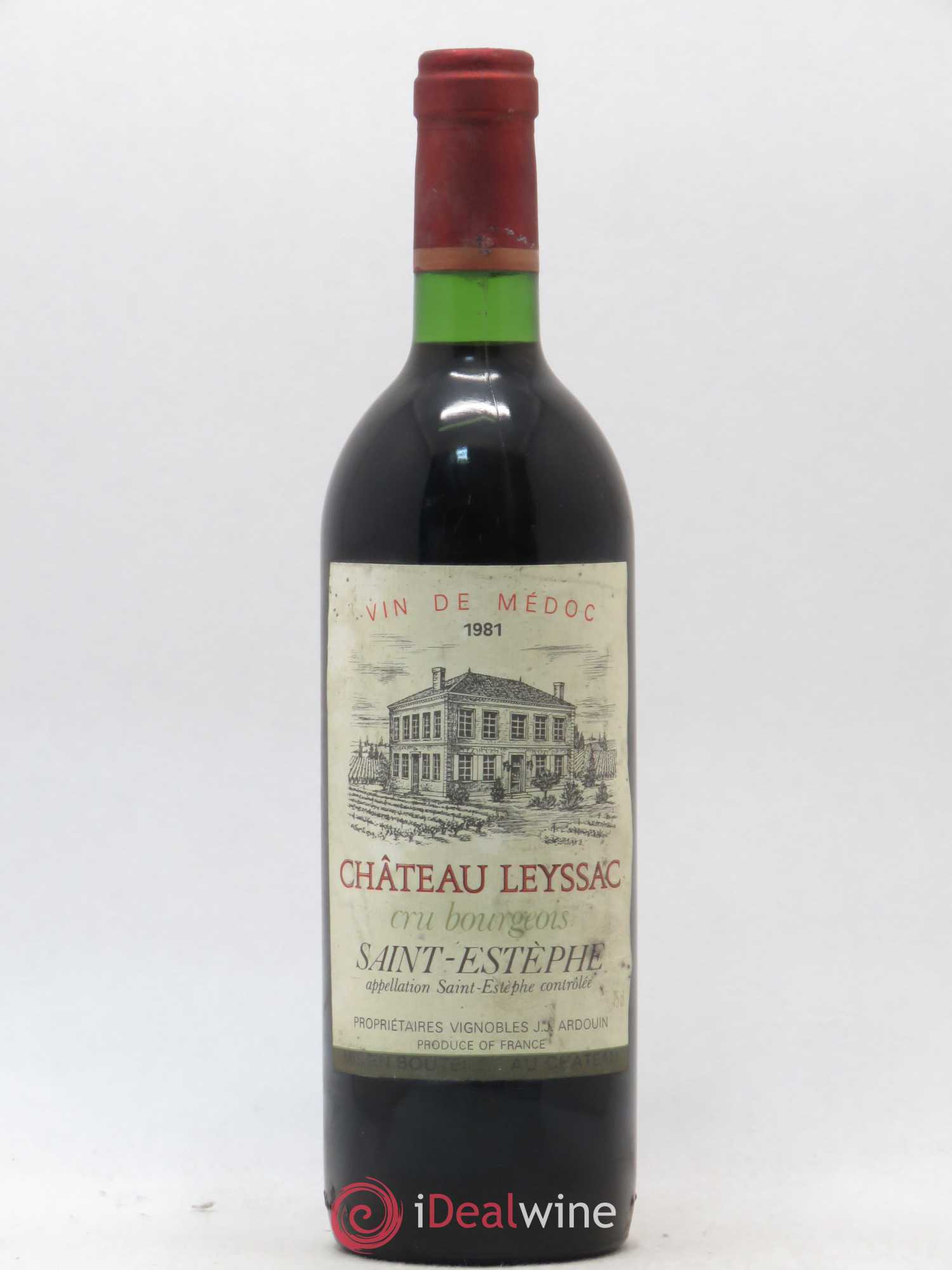 Château Leyssac Cru Bourgeois 1981 - Lot de 1 bouteille - 0