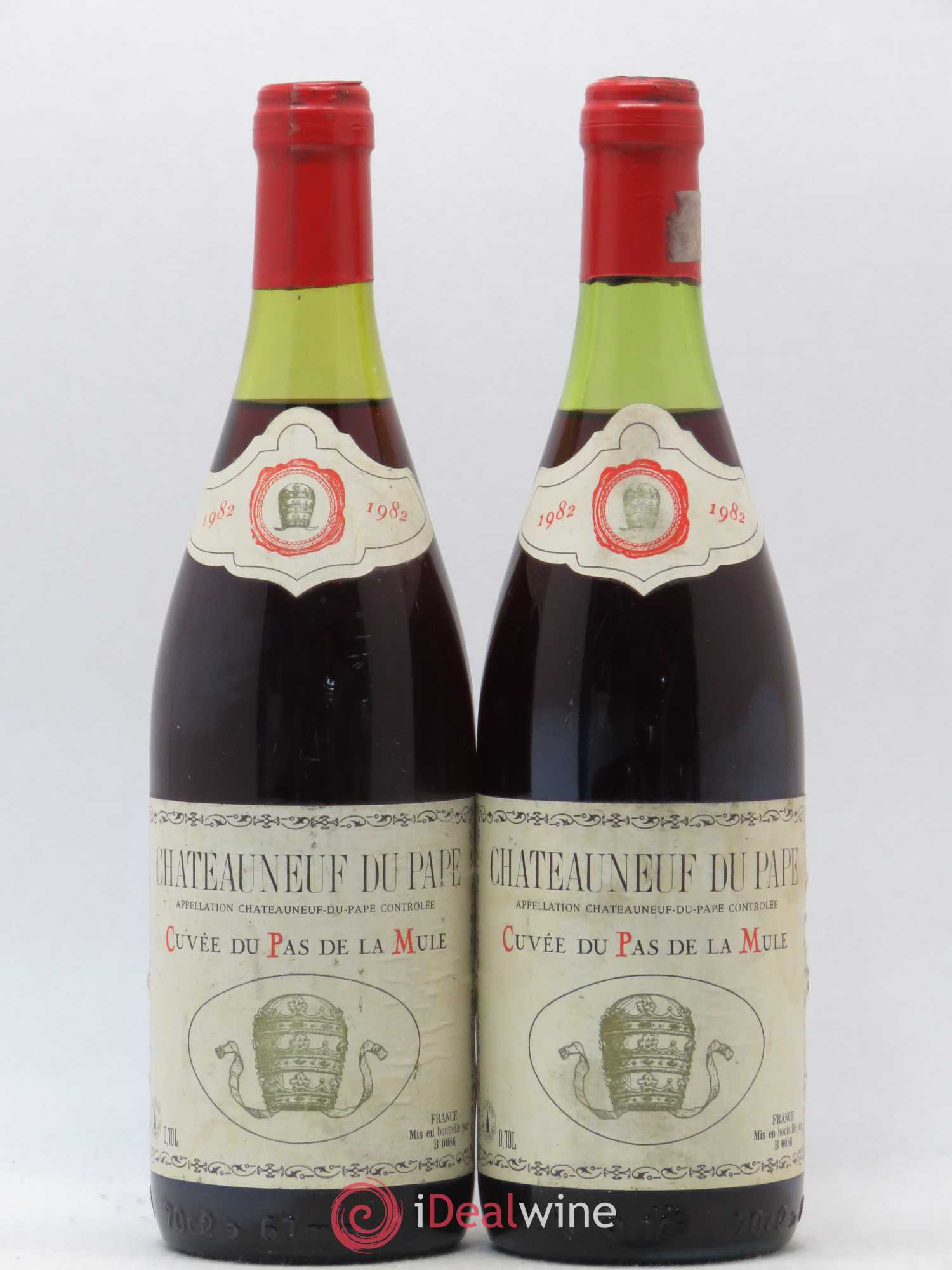 Châteauneuf-du-Pape Cuvée du Pas De La Mule 1982 - Lot de 2 bouteilles - 0