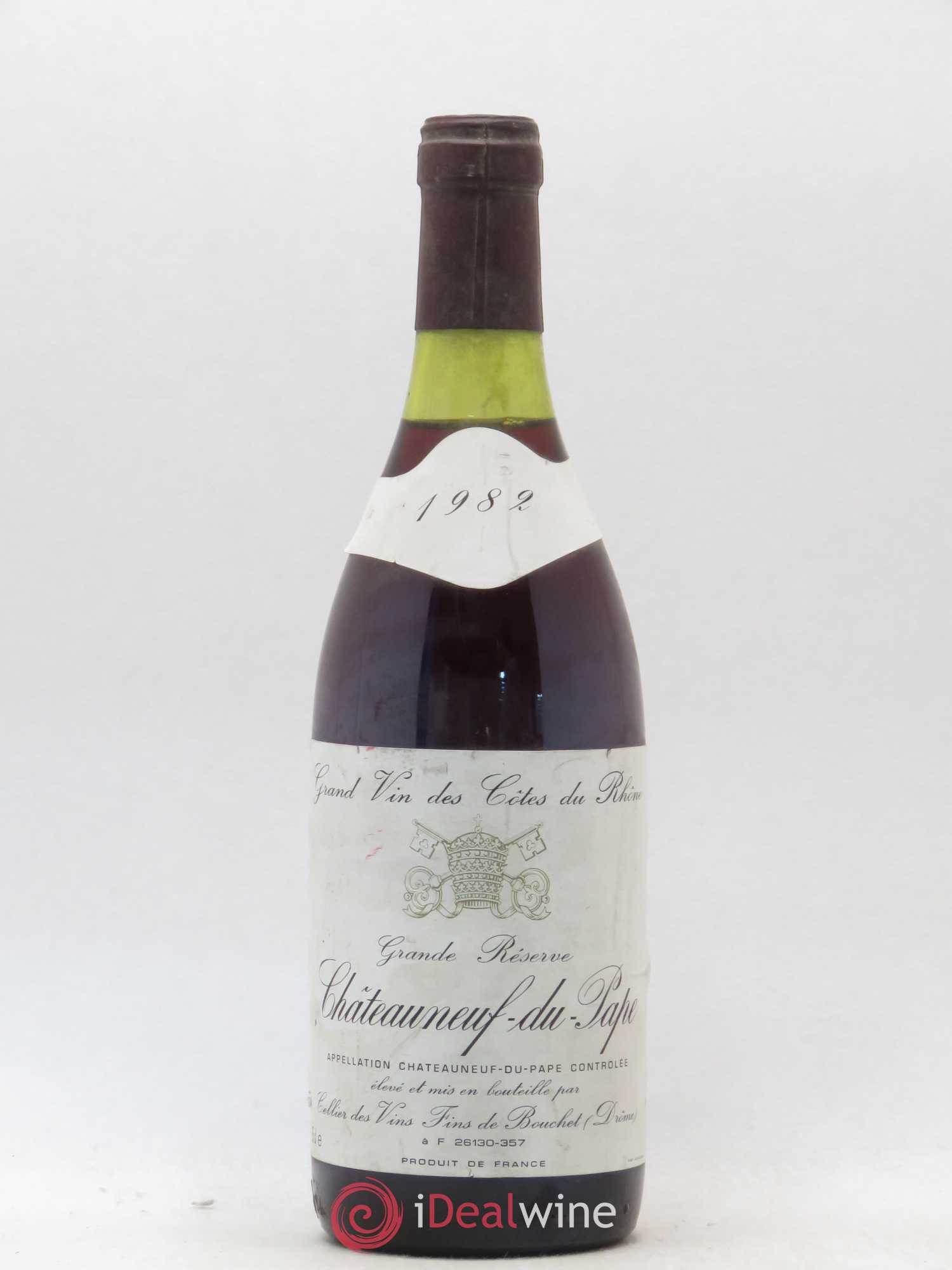 Châteauneuf-du-Pape Grde Réserve Cellier Des Vins Fins de Bouchet 1982 - Posten von 1 Flasche - 0