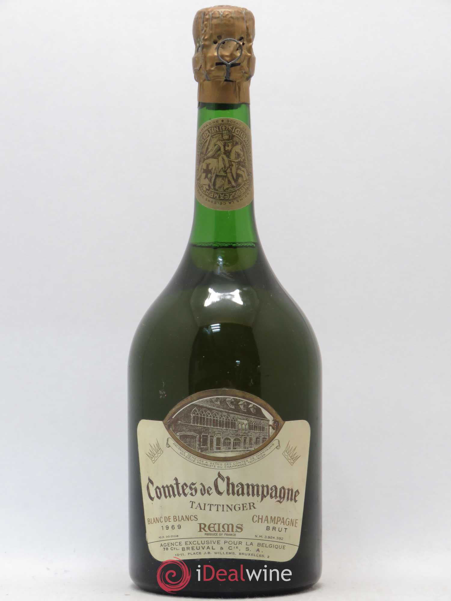 Comtes de Champagne Taittinger 1969 - Lot de 1 bouteille - 0
