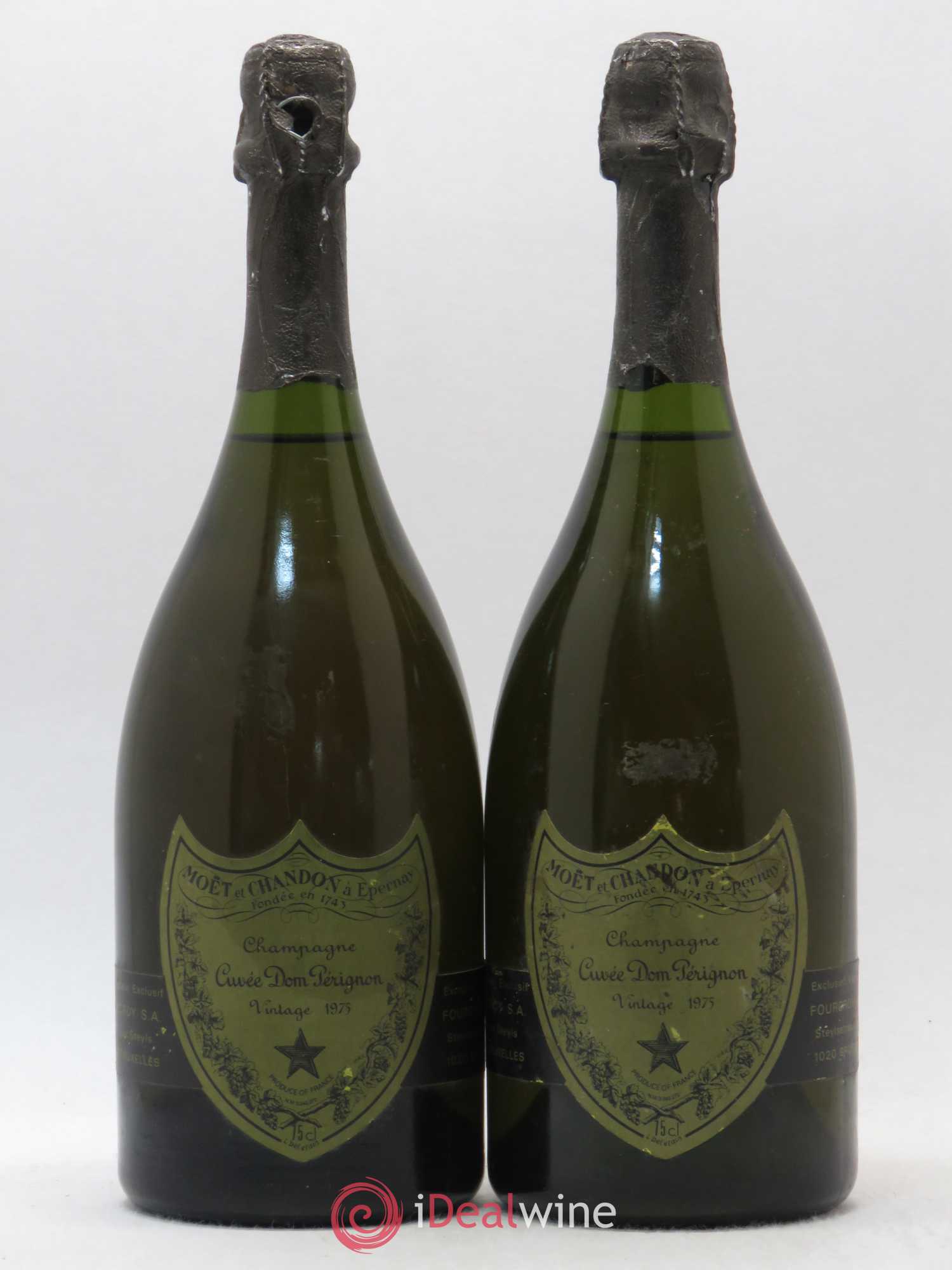 Brut Dom Pérignon 1975 - Lot de 2 bouteilles - 0