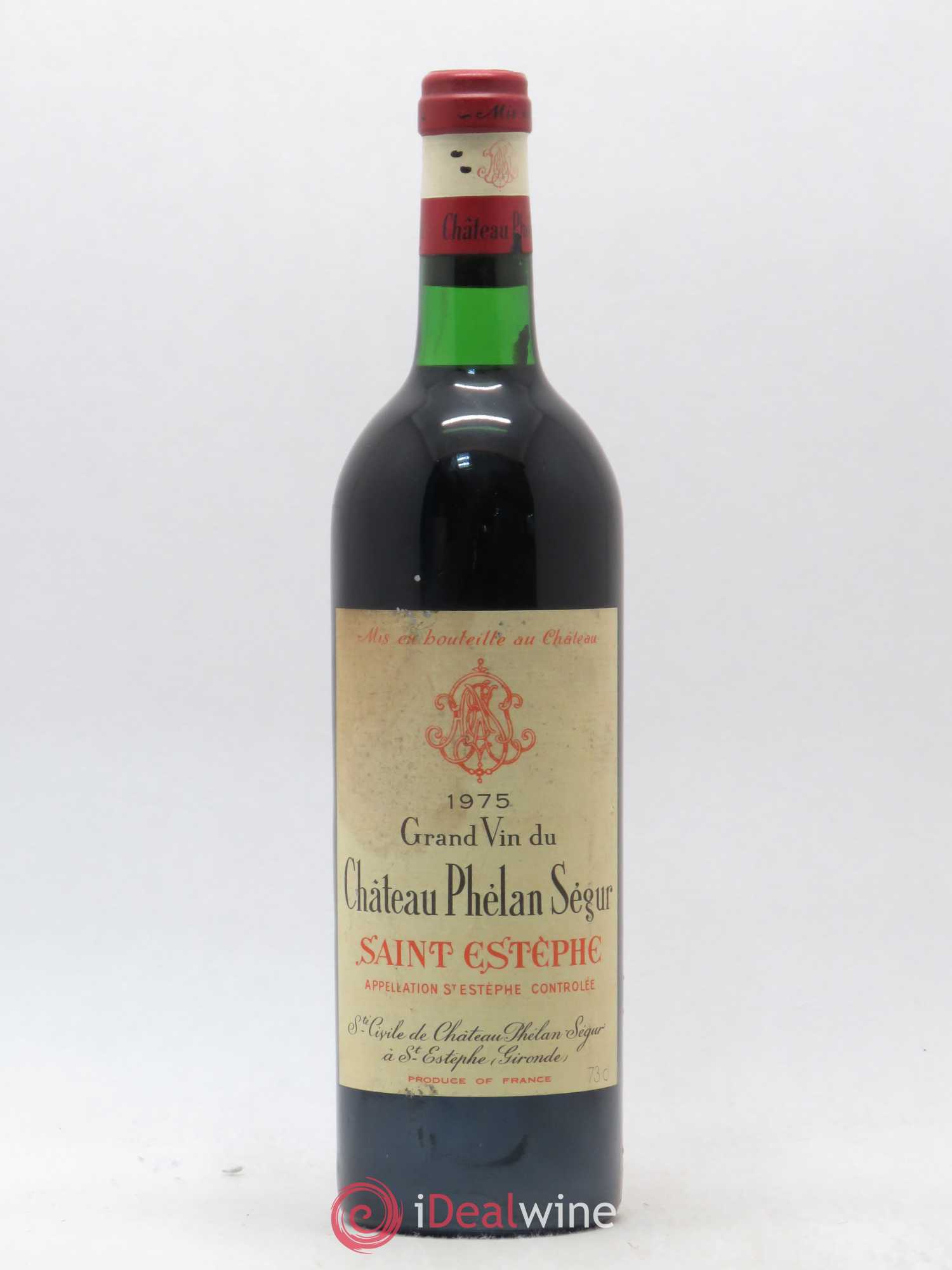 Château Phélan Ségur 1975 - Lot de 1 bouteille - 0
