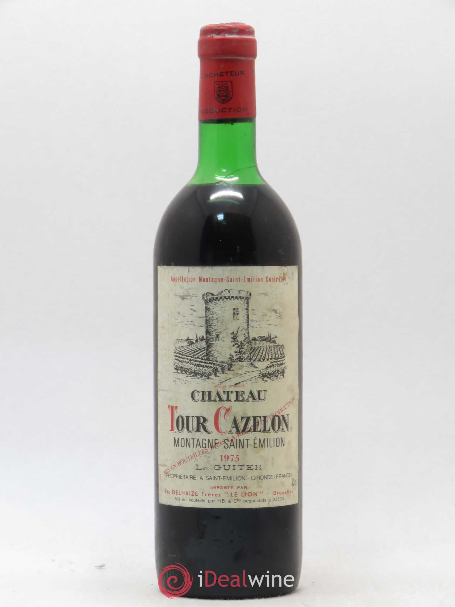Montagne Saint-Émilion Château Tour Cazelon 1975 - Lot de 1 bouteille - 0