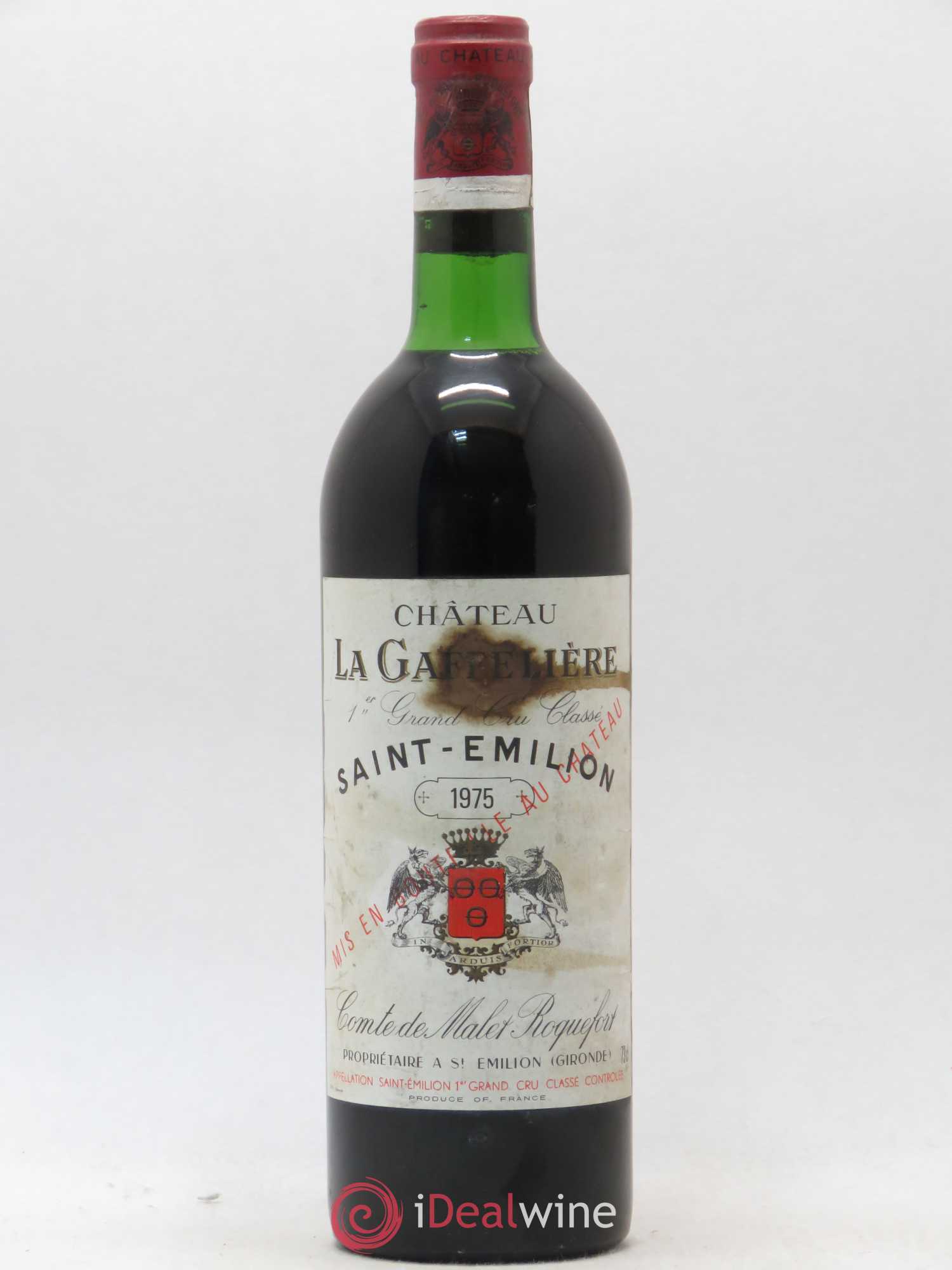 Château la Gaffelière 1er Grand Cru Classé B 1975 - Lot de 1 bouteille - 0
