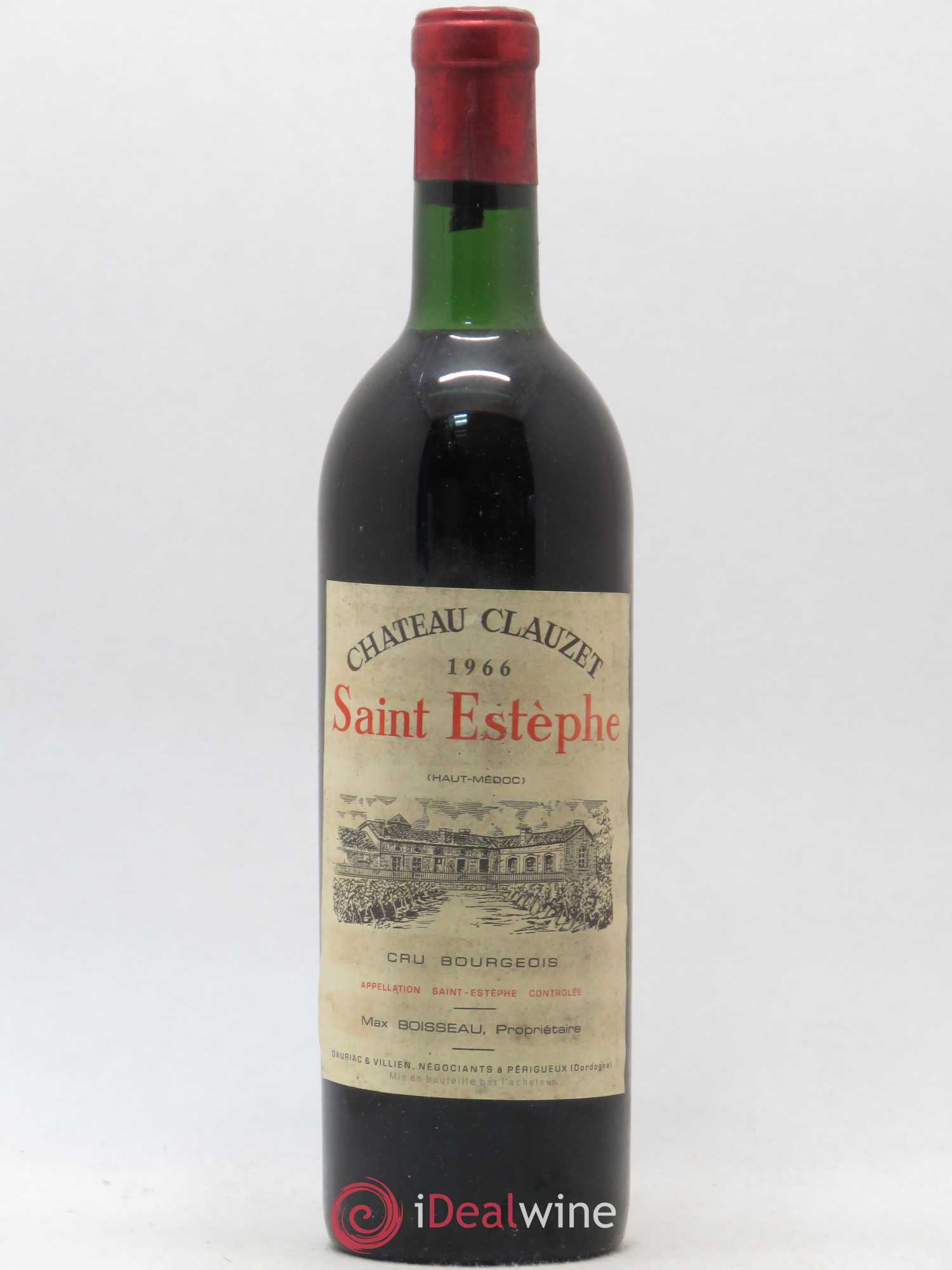 Château Clauzet Cru Bourgeois 1966 - Lot de 1 bouteille - 0