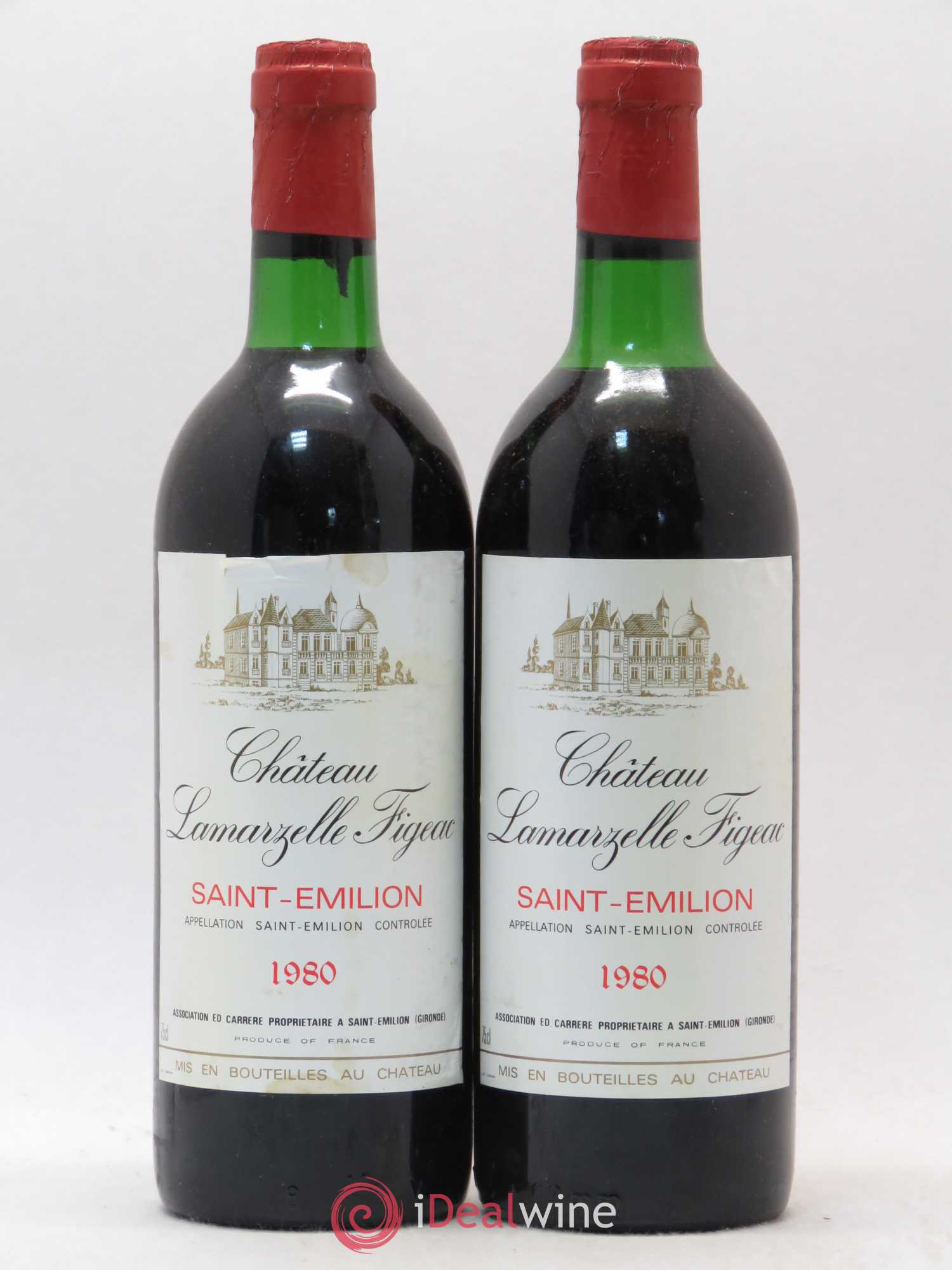 Saint-Émilion Château Lamarzelle Figeac 1980 - Lot de 5 bouteilles - 2