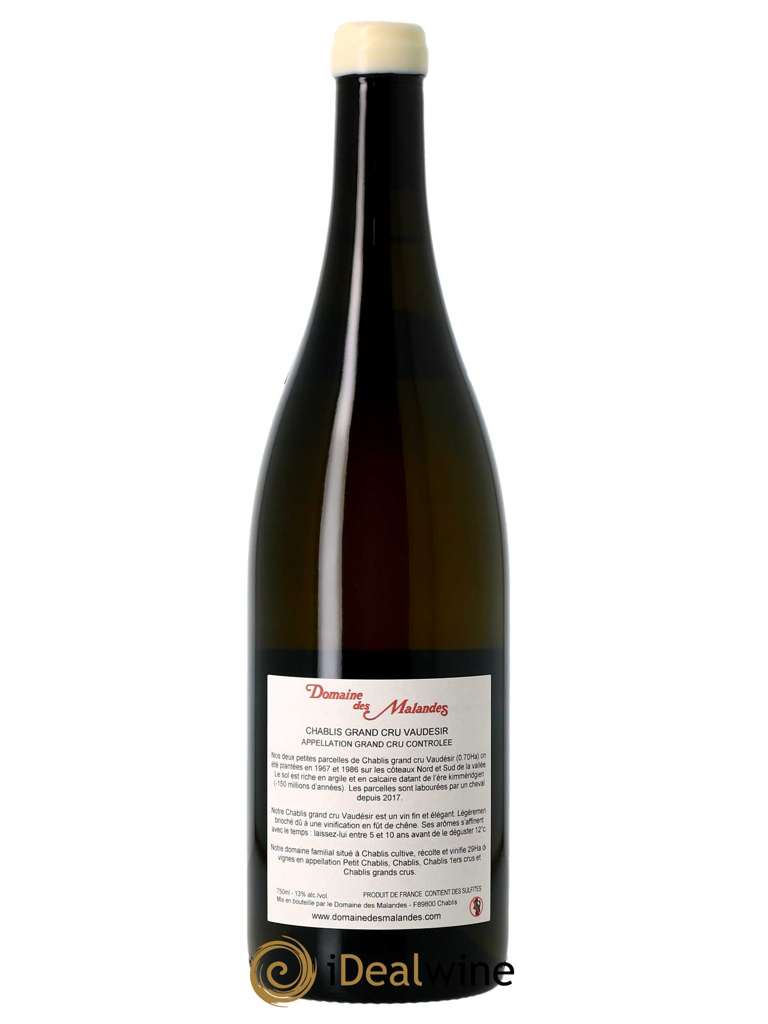 Chablis Grand Cru Vaudésir Domaine des Malandes 2021 - Lot de 1 bouteille - 1