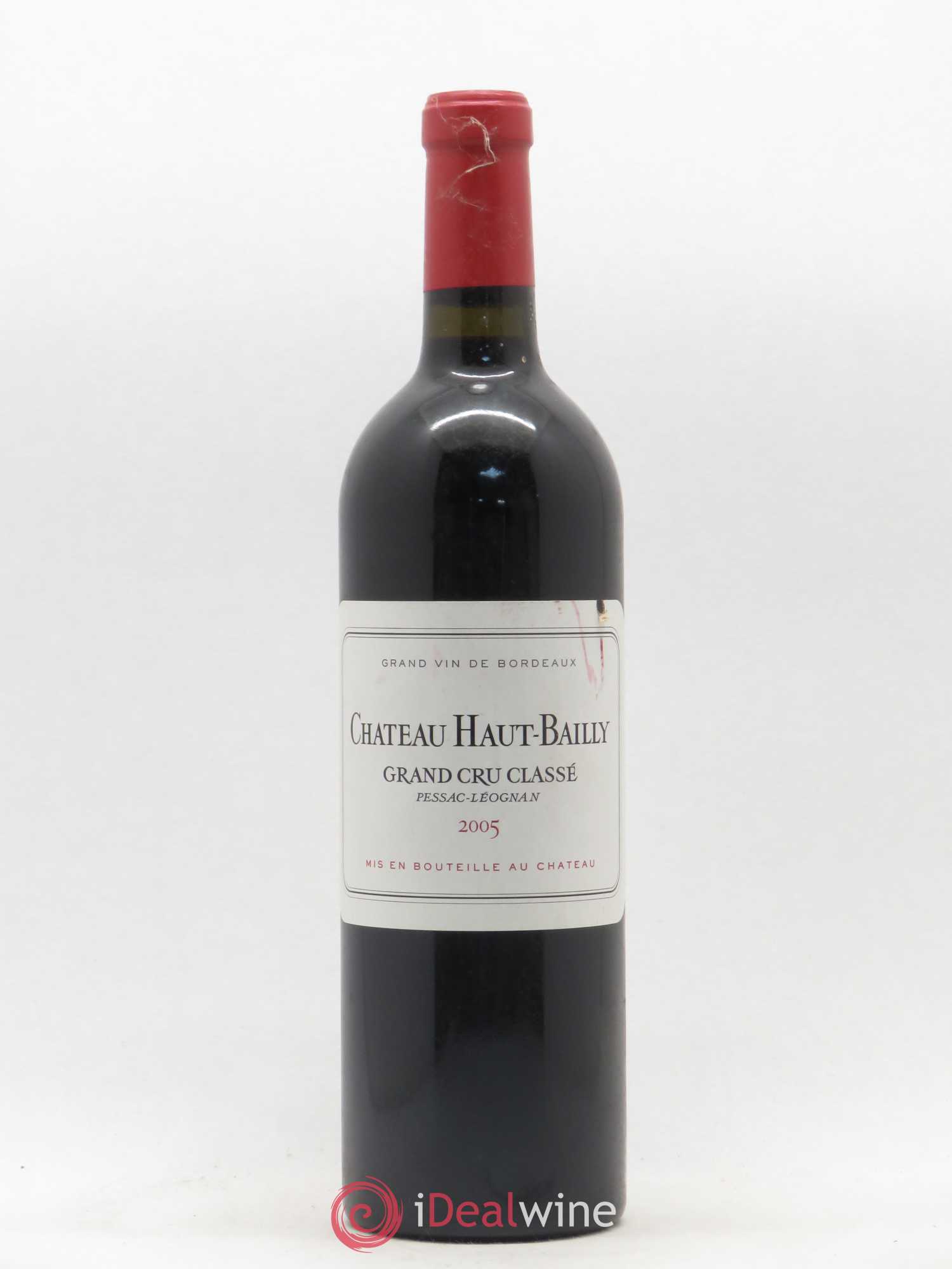 Château Haut-Bailly Cru Classé de Graves 2005 - Lot de 1 bouteille - 0