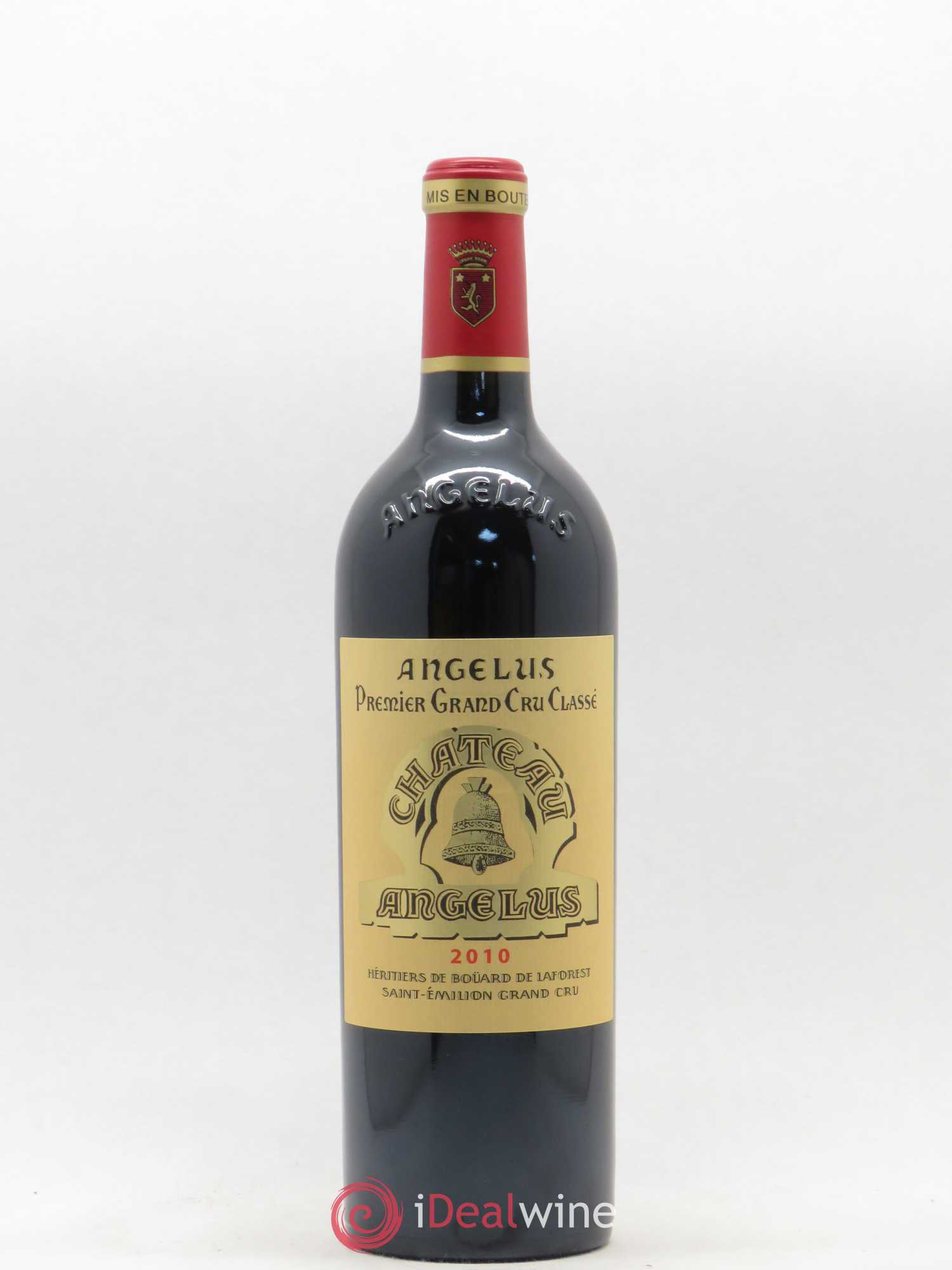Château Angélus 1er Grand Cru Classé A 2010 - Lot de 1 bouteille - 0