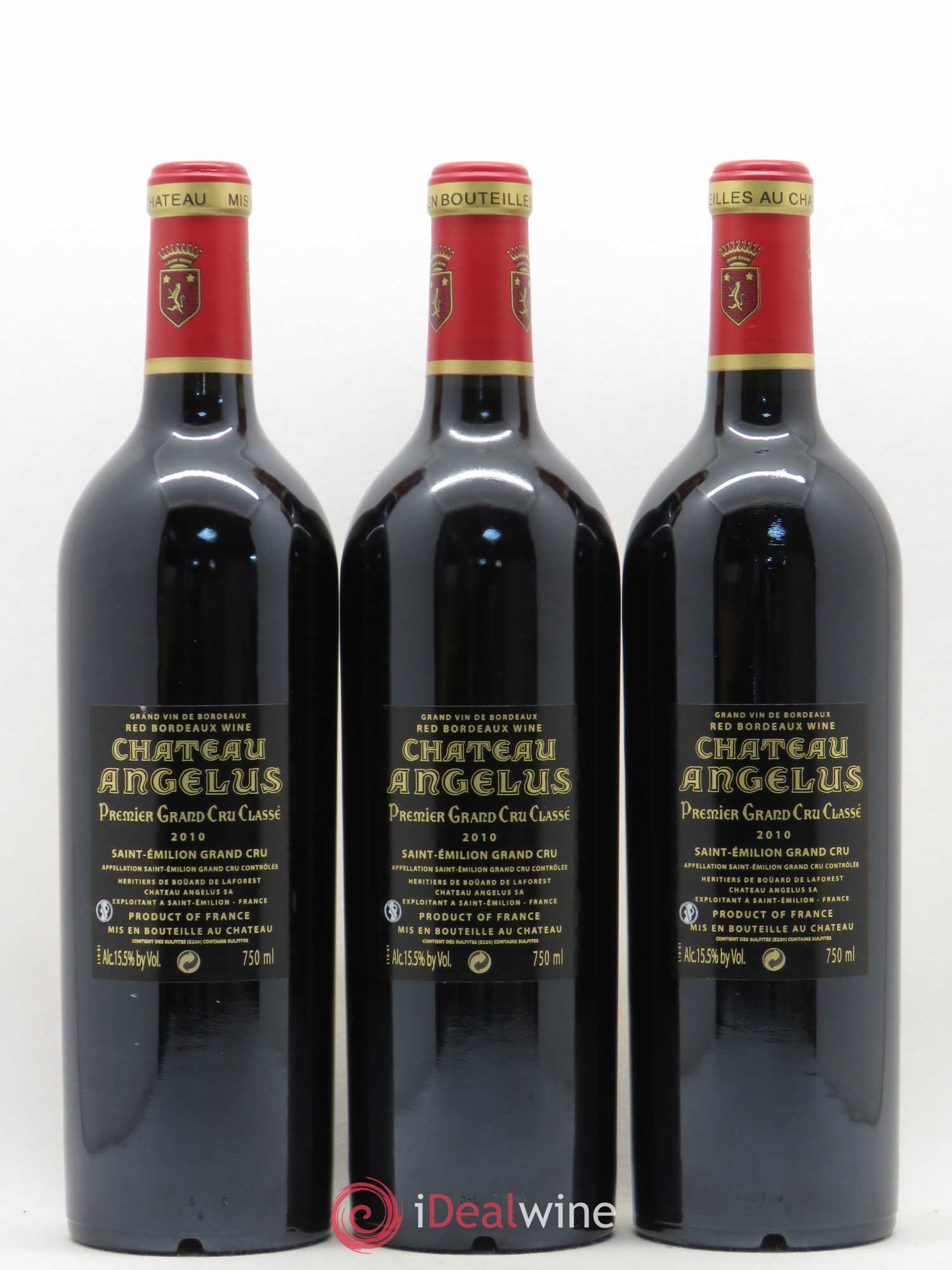 Château Angélus 1er Grand Cru Classé A 2010 - Lot de 6 bouteilles - 2