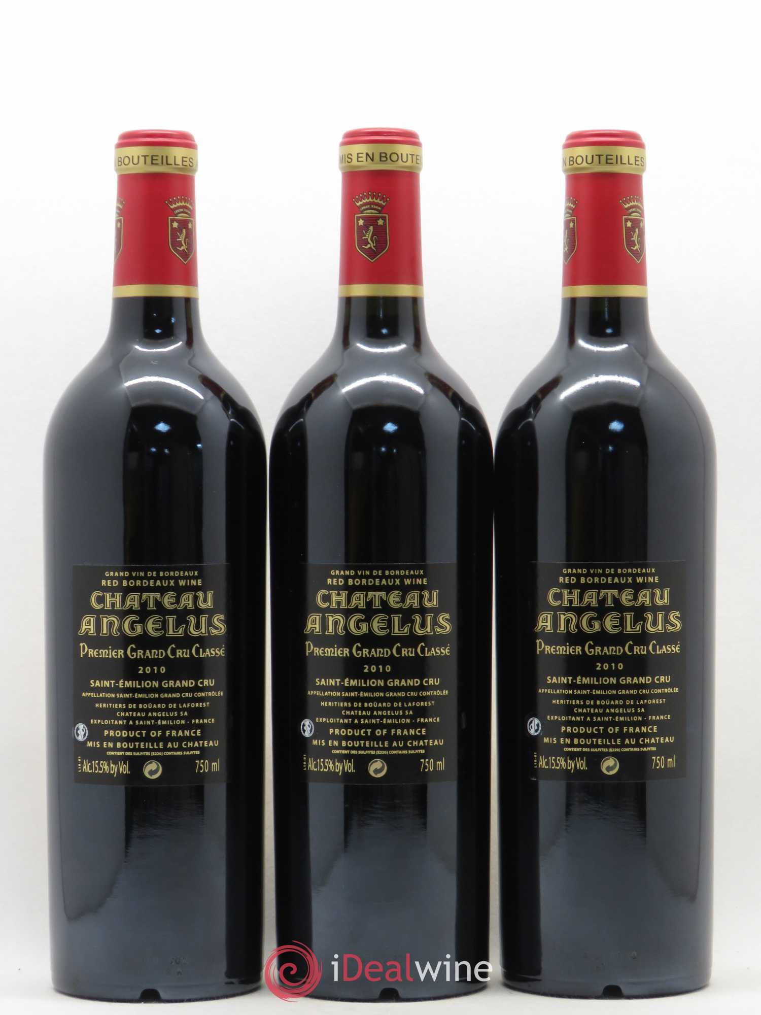 Château Angélus 1er Grand Cru Classé A 2010 - Lot de 6 bouteilles - 4