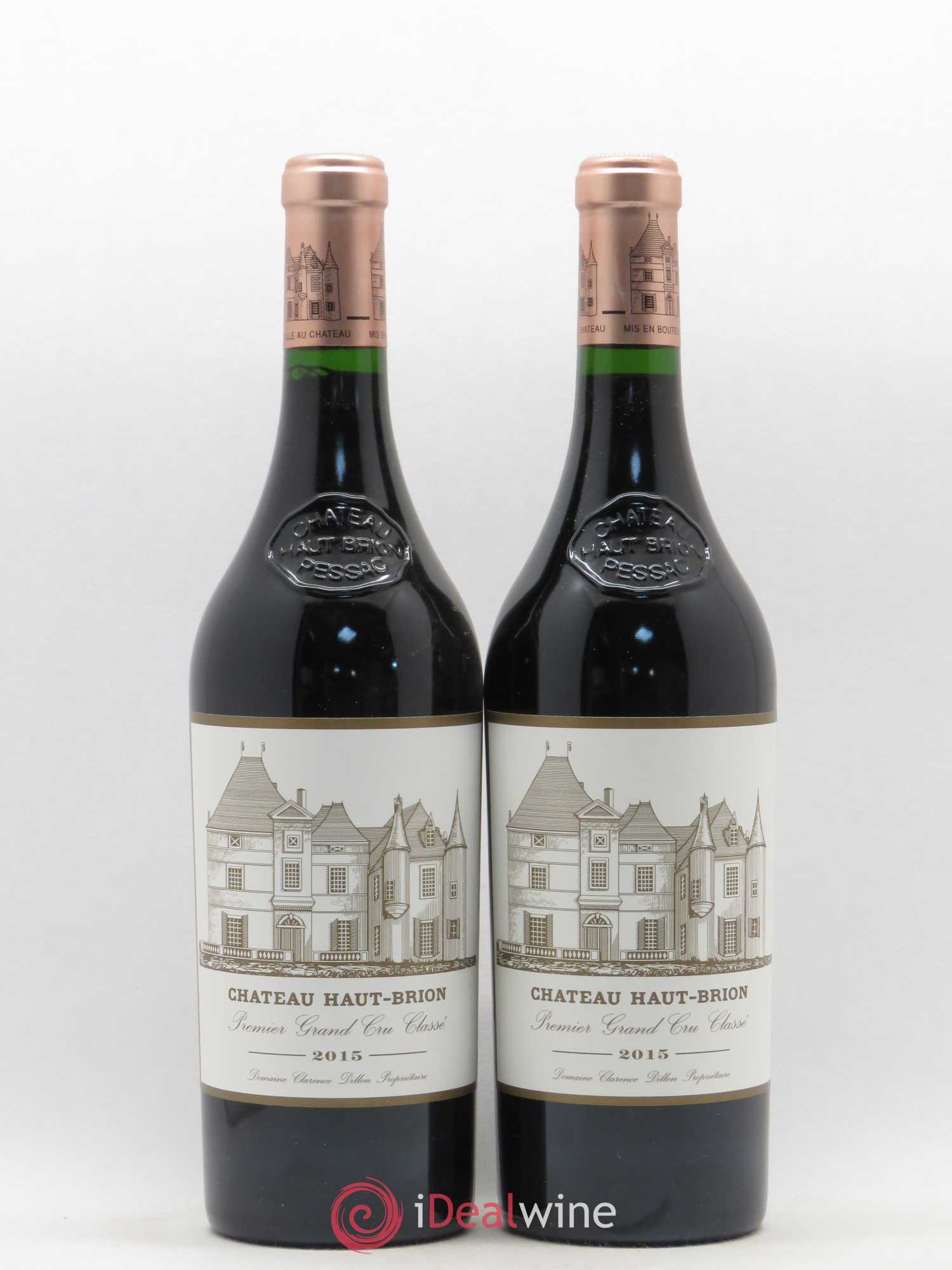 Château Haut Brion 1er Grand Cru Classé 2015 - Lot de 2 bouteilles - 0